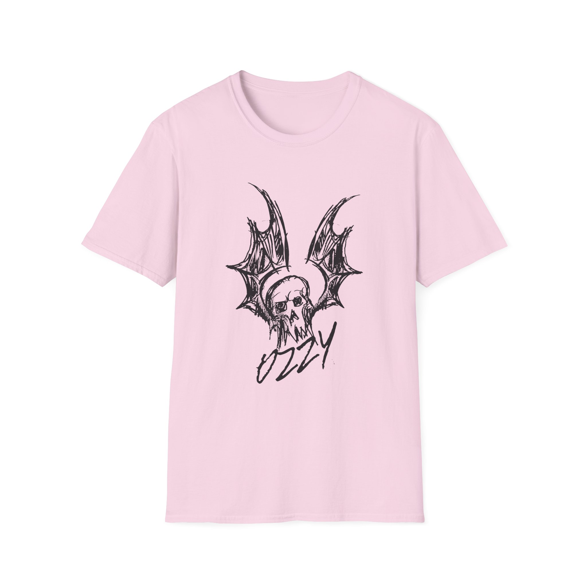 Ozzy Osbourne Bat Sketch Unisex Softstyle T-Shirt