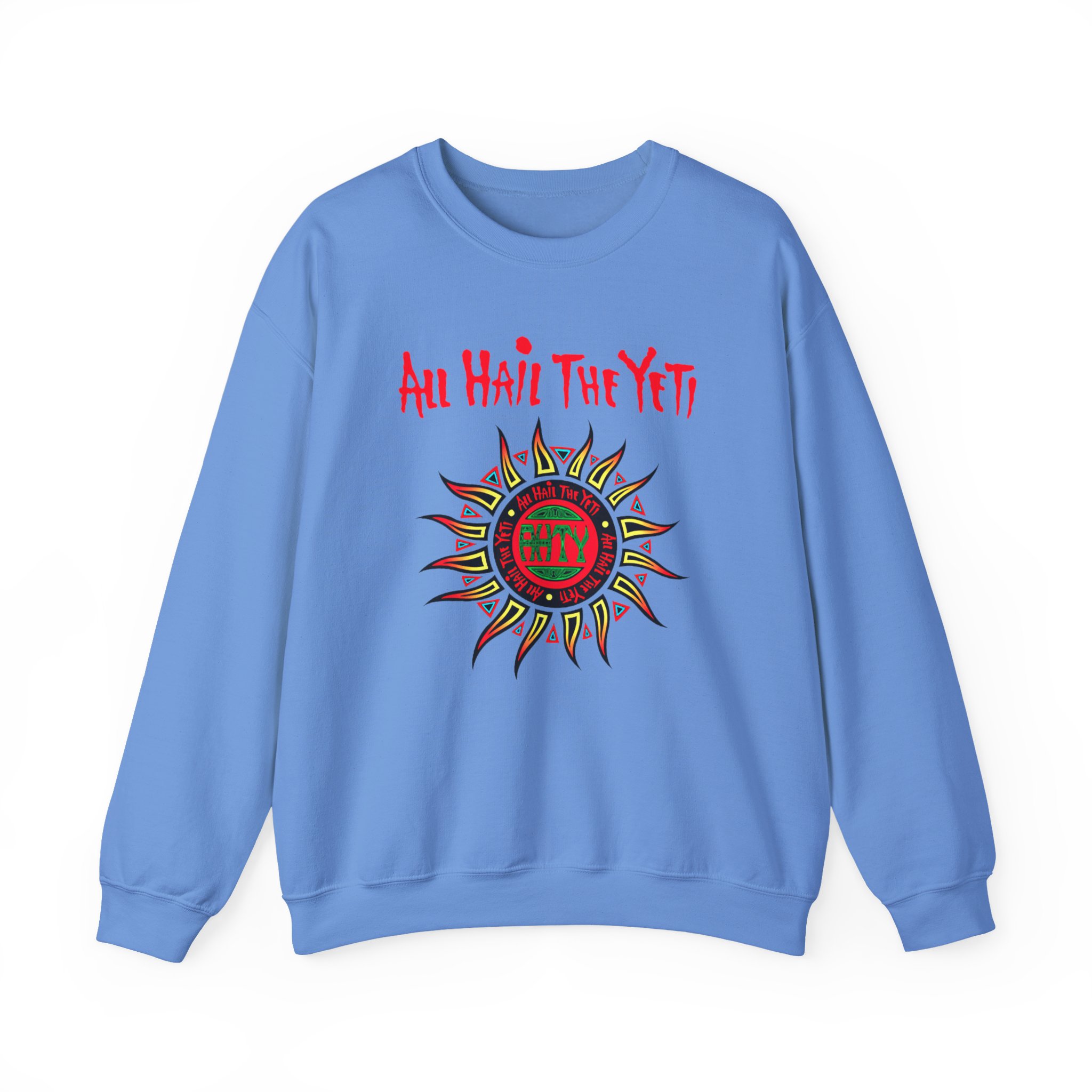 All Hail the Yeti Sun Unisex Heavy Blendâ„¢ Crewneck Sweatshirt