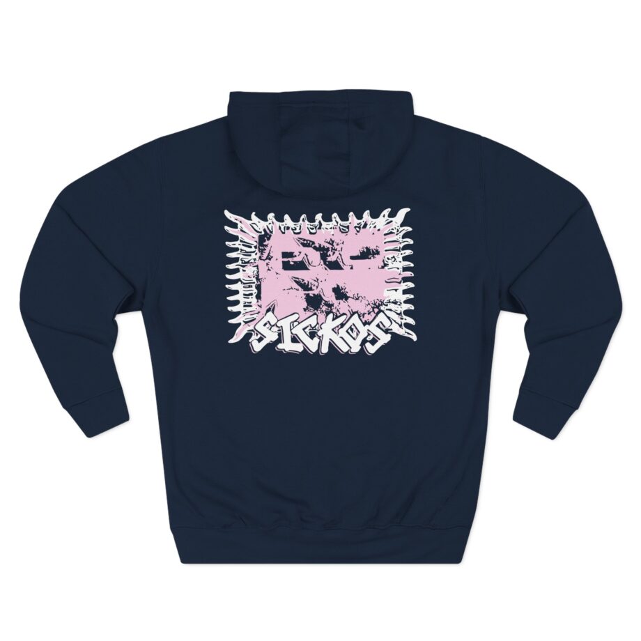 Sickos Three-Panel Fleece Hoodie