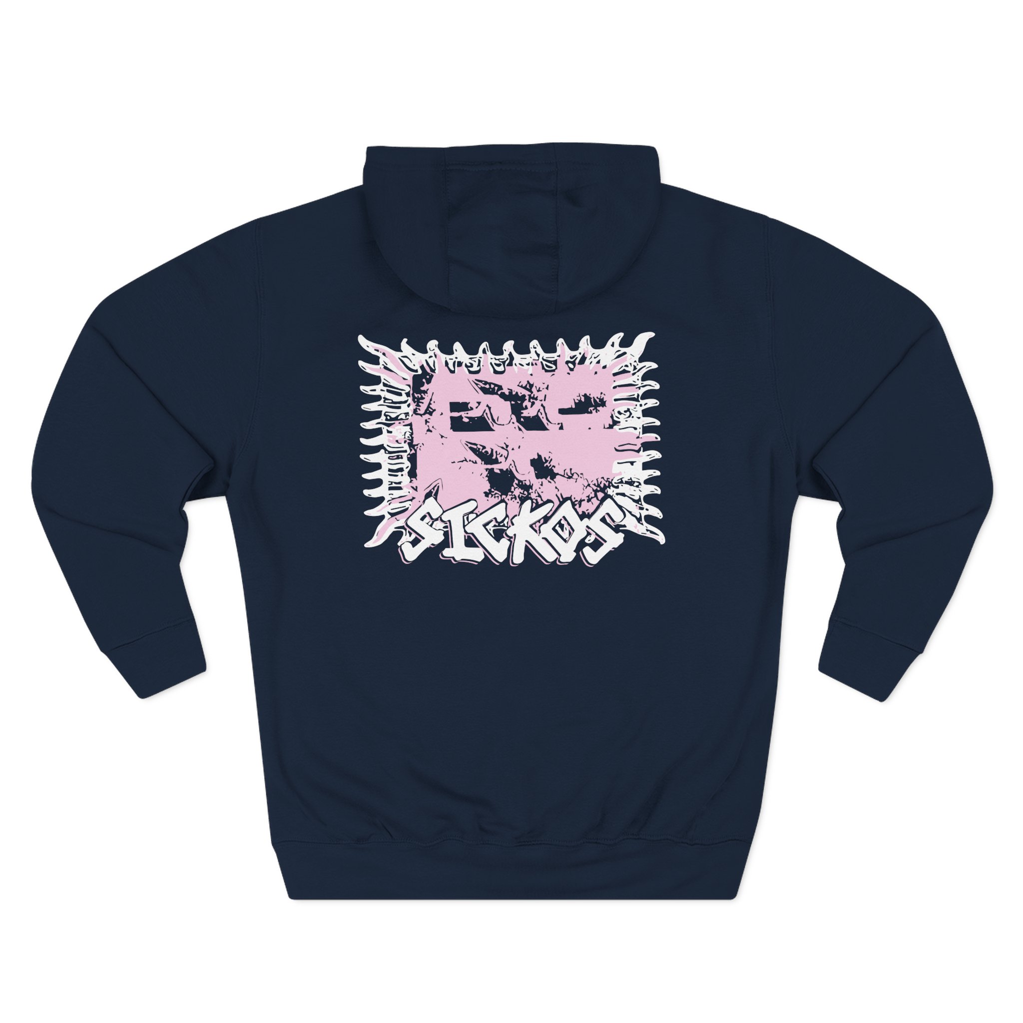Sickos Three-Panel Fleece Hoodie