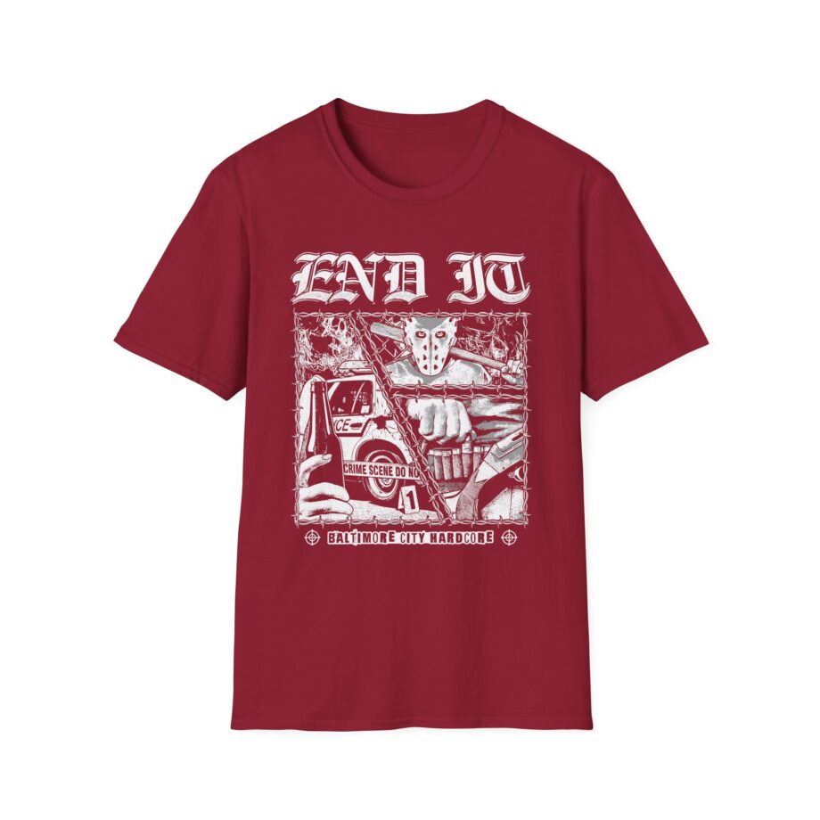 End It Crime Scene Unisex Softstyle T-Shirt