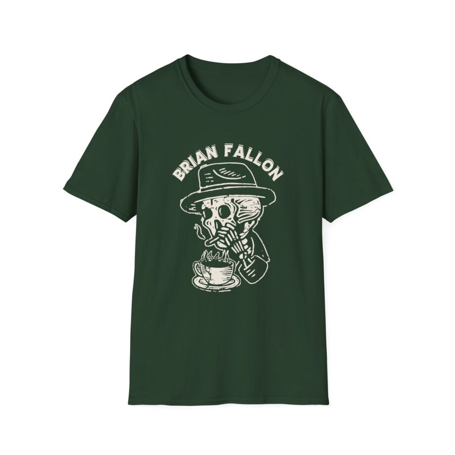 Brian Fallon Smoking Skeleton Unisex Softstyle T-Shirt