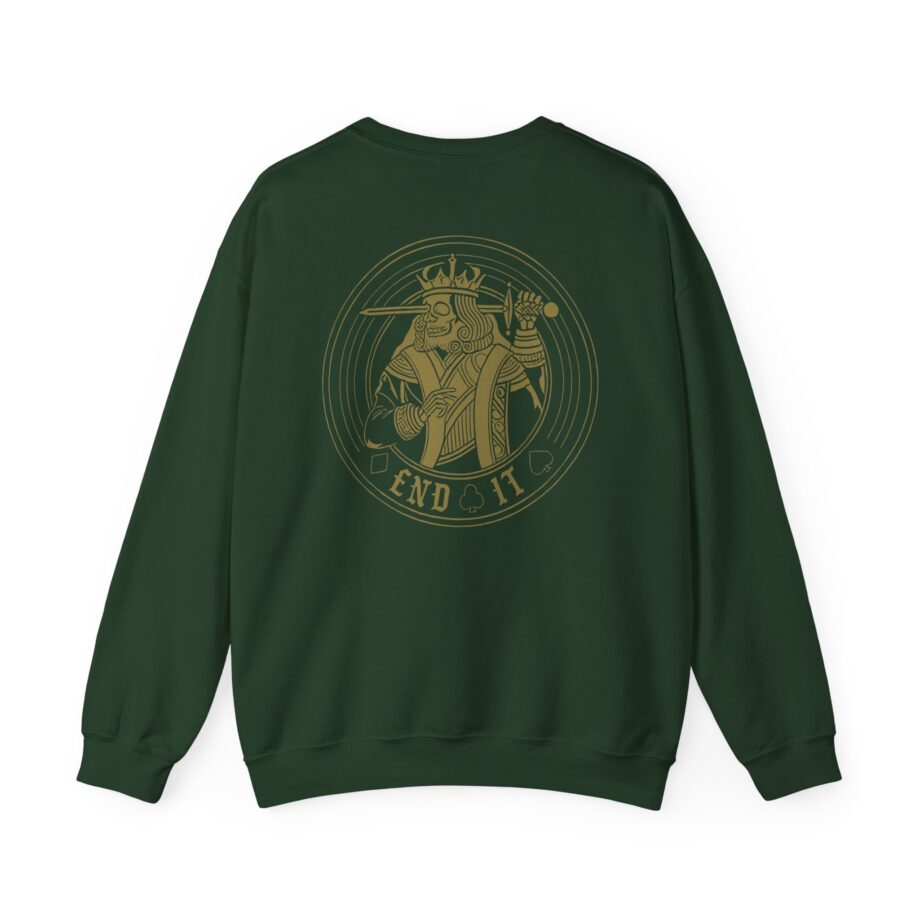 End It King Circle Unisex Heavy Blend™ Crewneck Sweatshirt