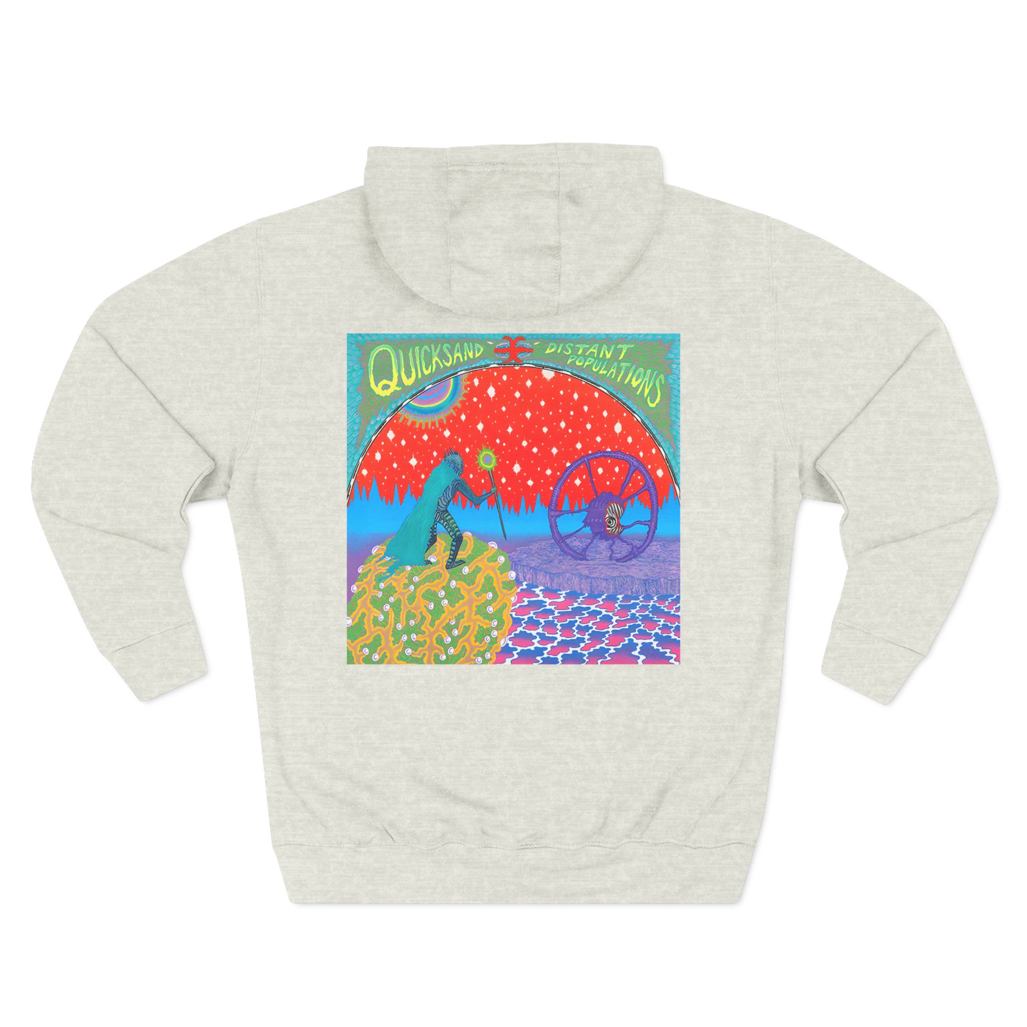 Quicksand Distant Populations Three-Panel Fleece Hoodie