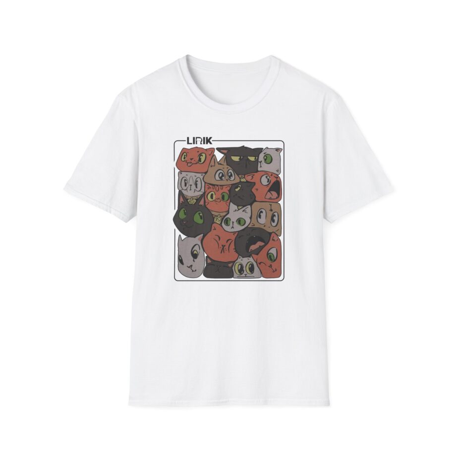 Lirik Squished Cat Jar Unisex Softstyle T-Shirt