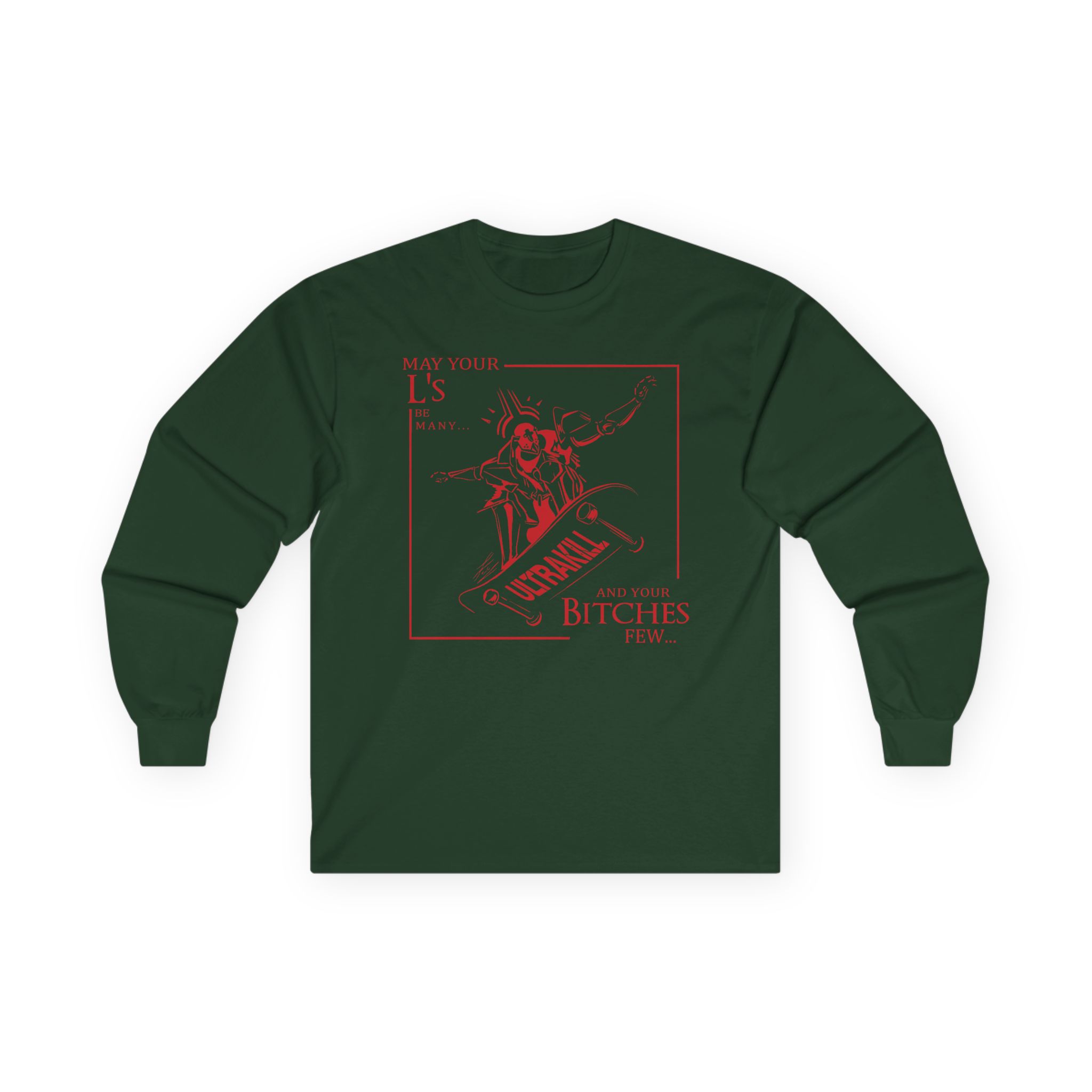 Ultrakill Woes Unisex Ultra Cotton Long Sleeve Tee