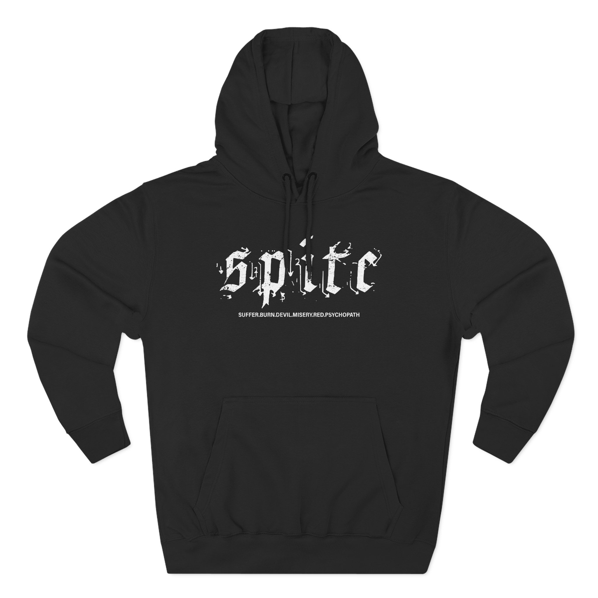 Spite Decade of Misery Three-Panel Fleece Hoodie