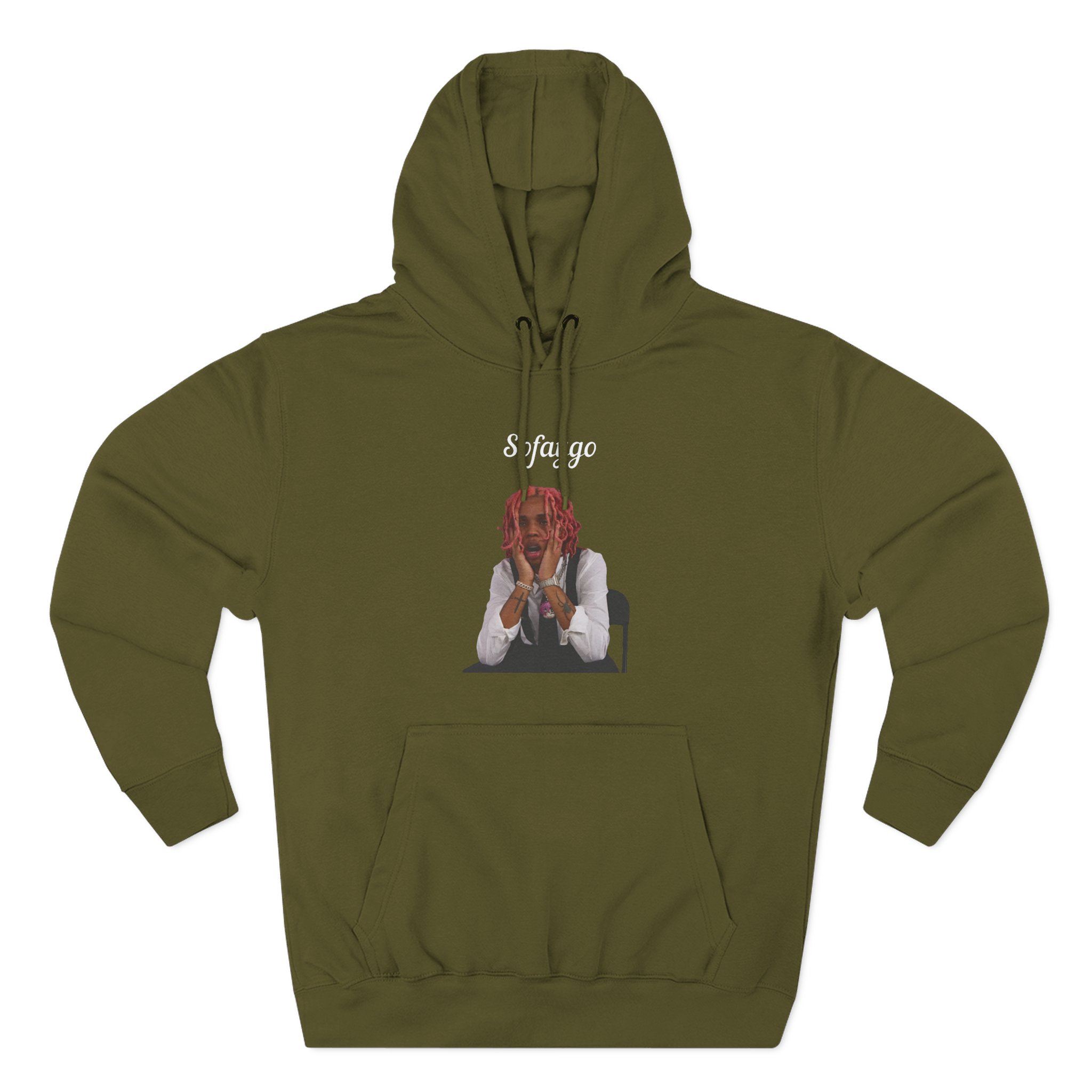 Sofaygo Three-Panel Fleece Hoodie
