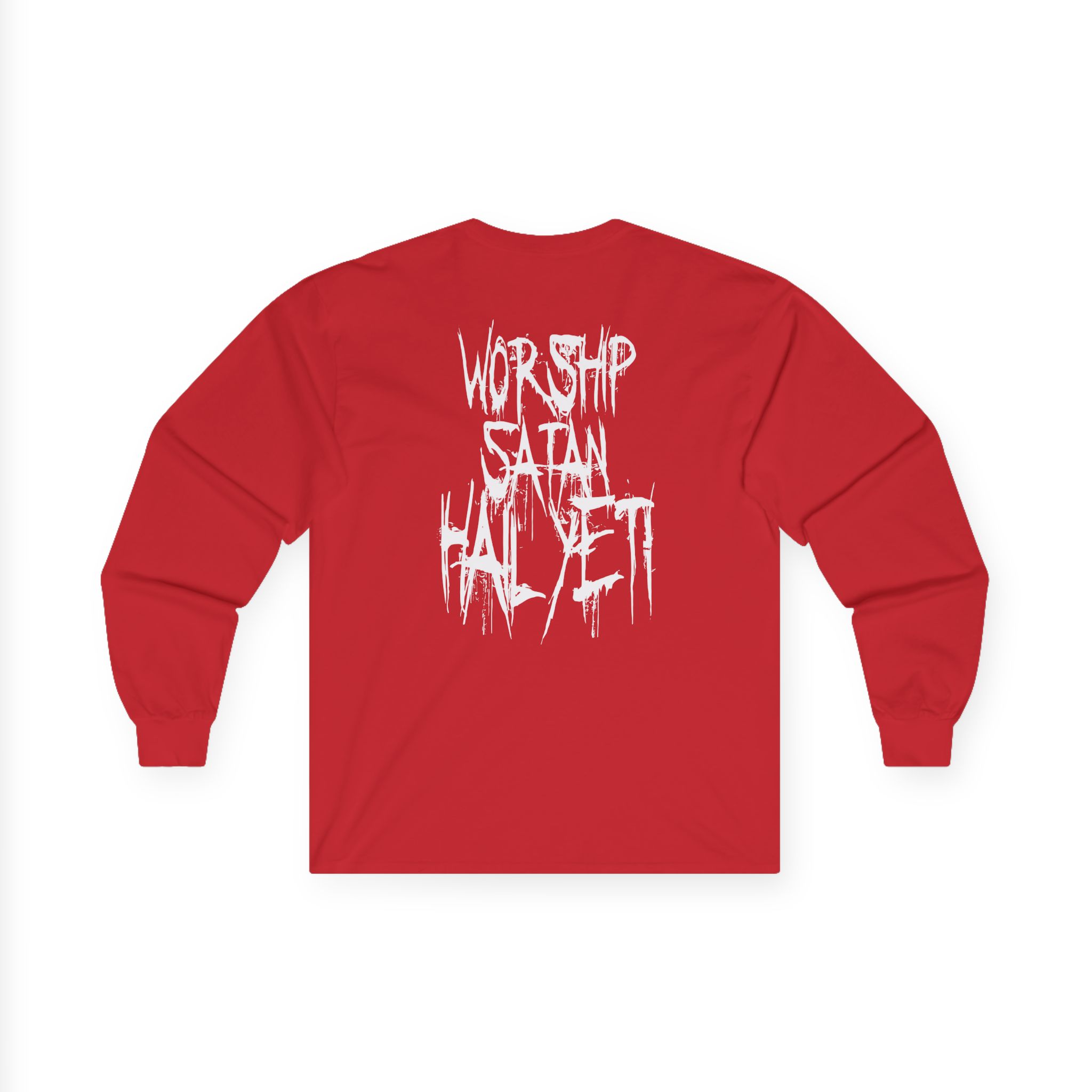 All Hail the Yeti Worship Satan Unisex Ultra Cotton Long Sleeve Tee