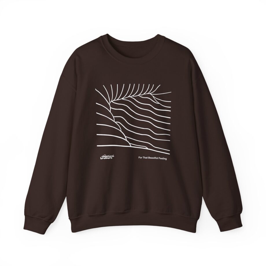 The Chemical Brothers for That Beautiful Feeling Outline Unisex Heavy Blend™ Crewneck Sweatshirt