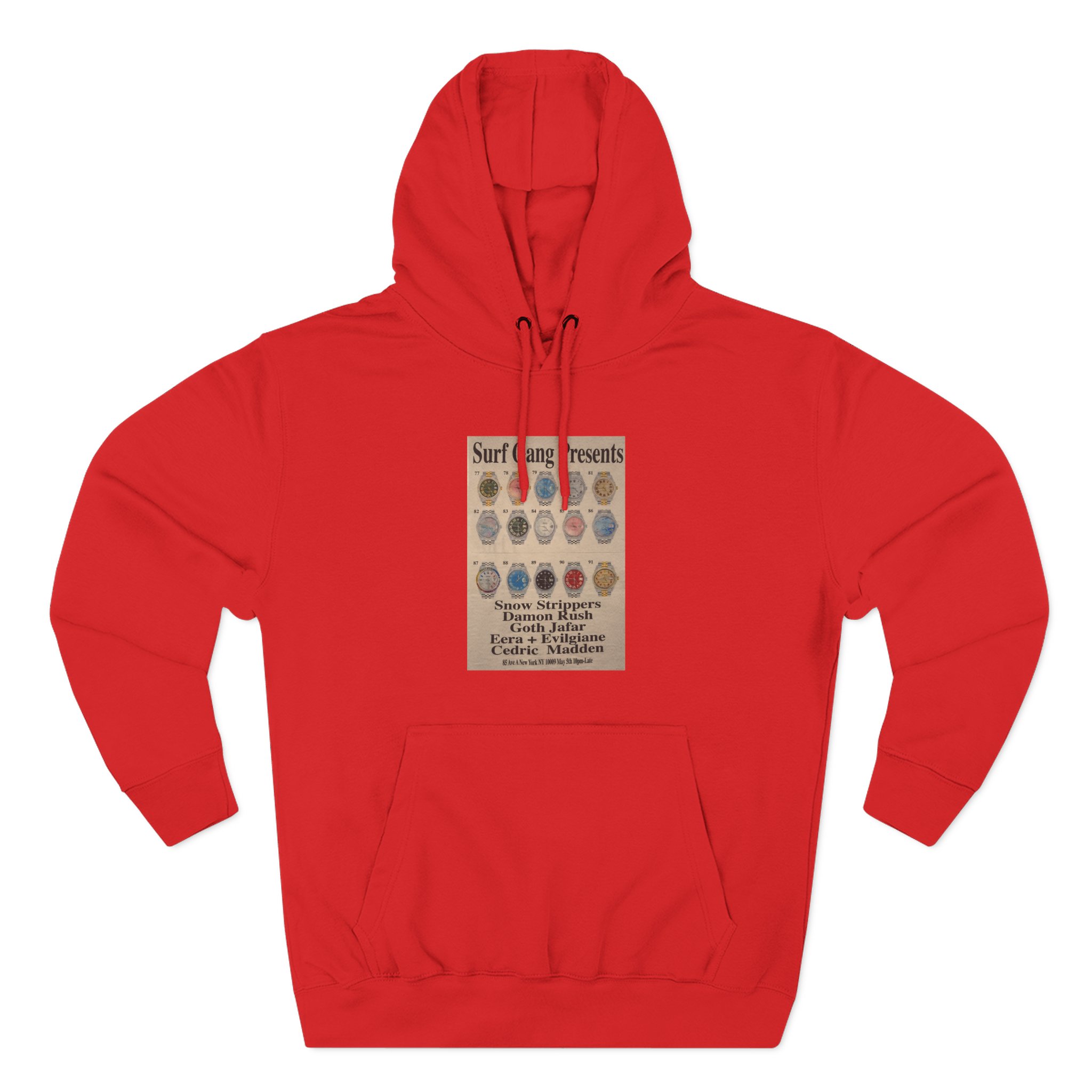 Surf Gang Three-Panel Fleece Hoodie