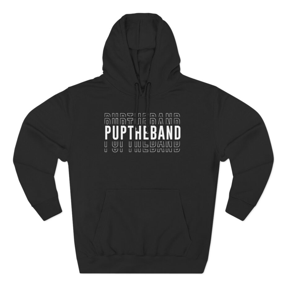 Pup Zombie Three-Panel Fleece Hoodie