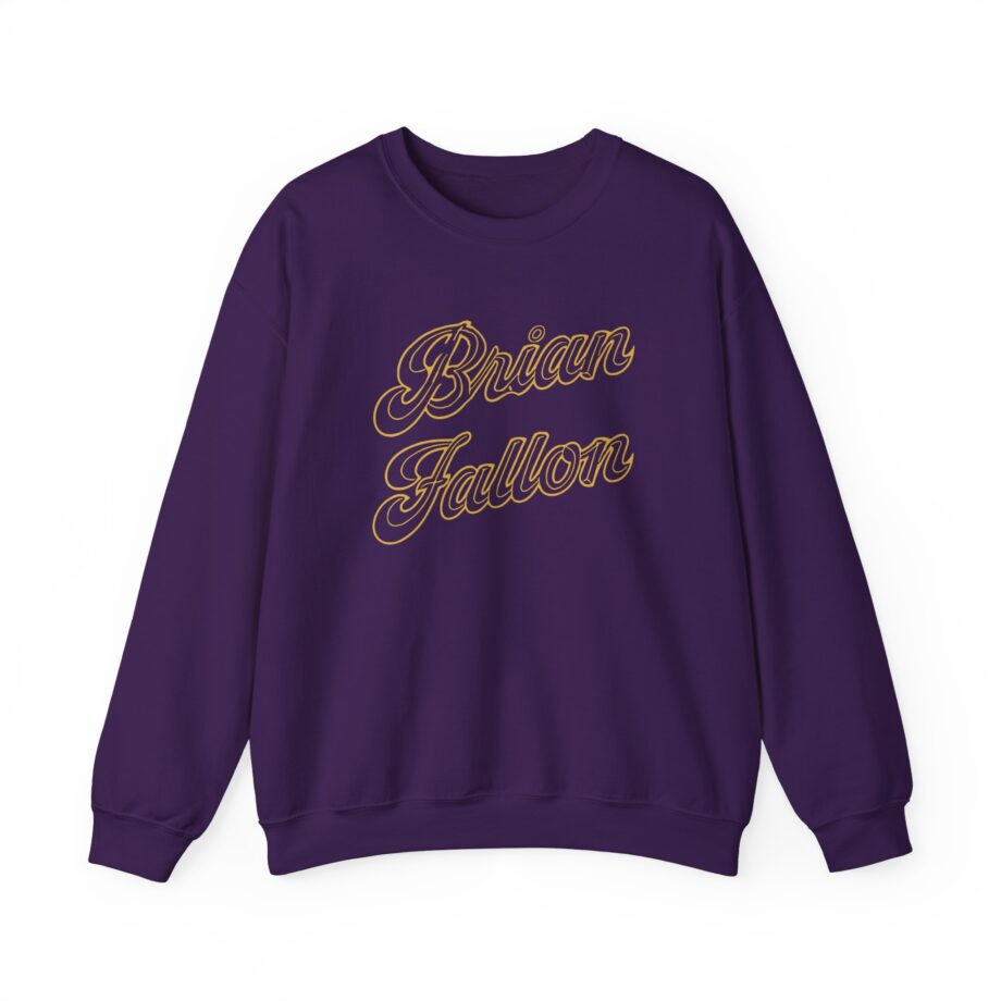 Brian Fallon Gold Text Unisex Heavy Blend™ Crewneck Sweatshirt