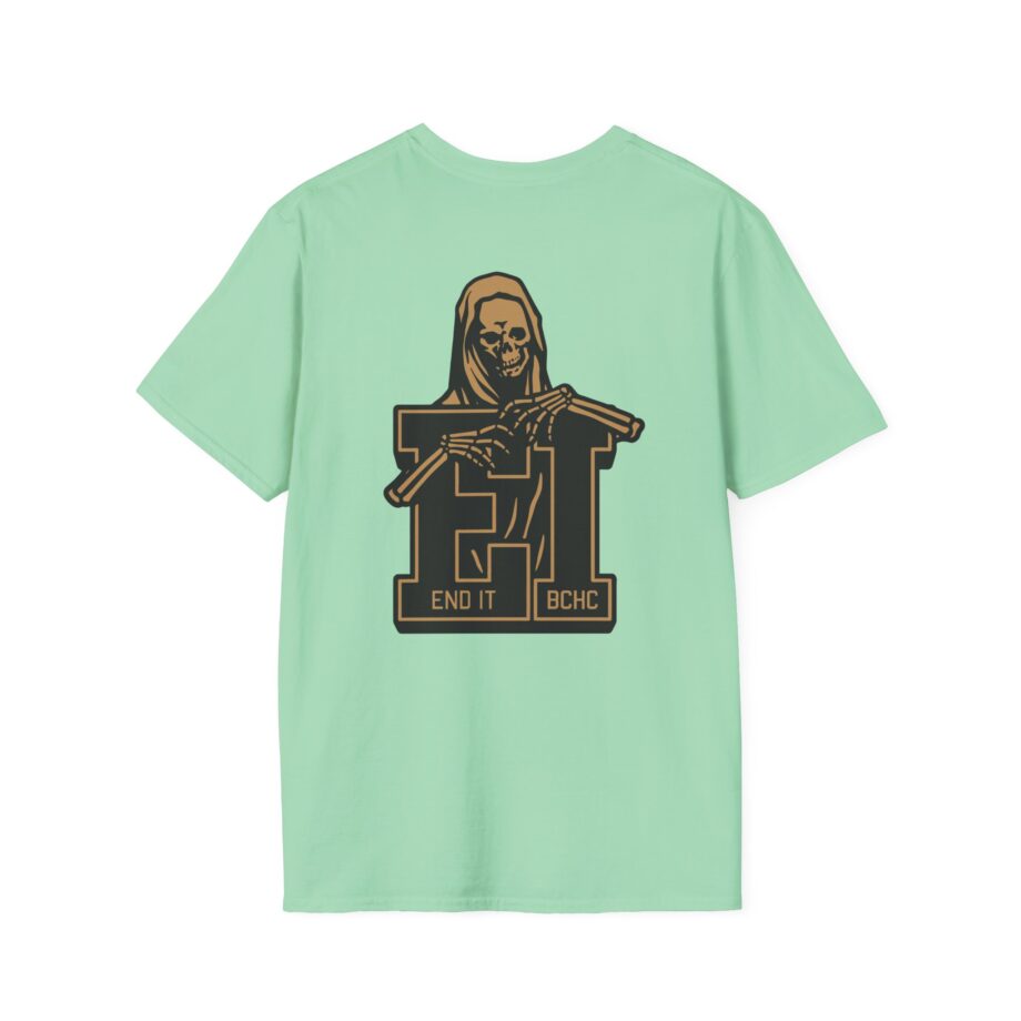 End It Bchc Reaper Emblem Unisex Softstyle T-Shirt