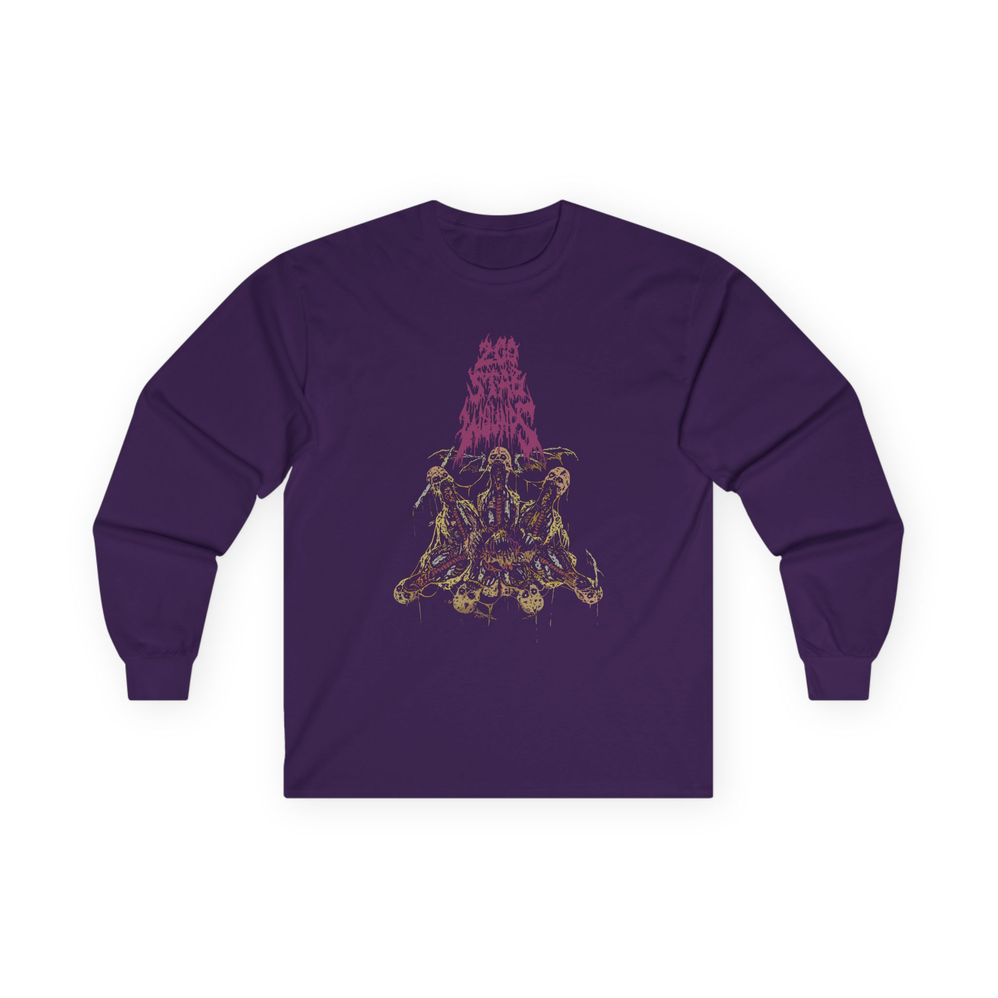 200 Stab Wounds Wing Skulls Unisex Ultra Cotton Long Sleeve Tee