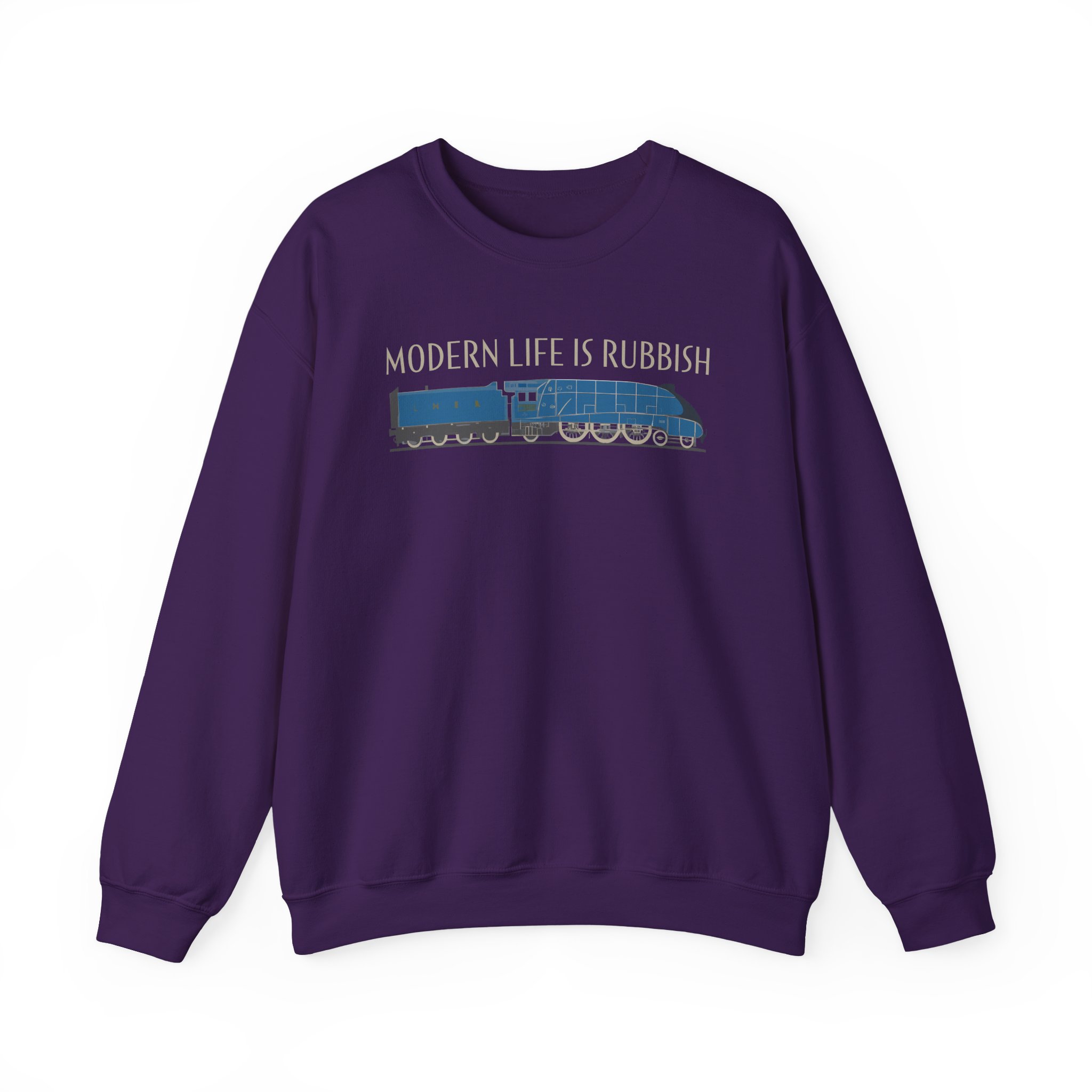 Blur Modern Life is Rubbish Train Unisex Heavy Blendâ„¢ Crewneck Sweatshirt
