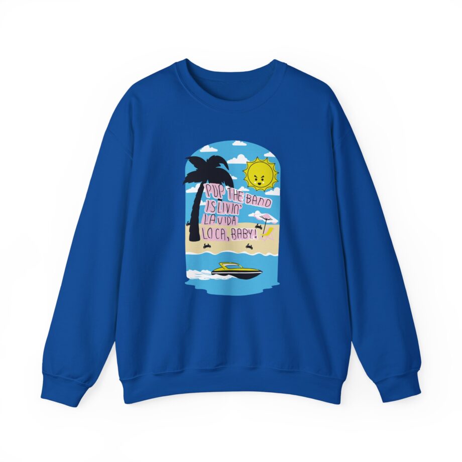 Pup La Vida Loca Unisex Heavy Blend™ Crewneck Sweatshirt