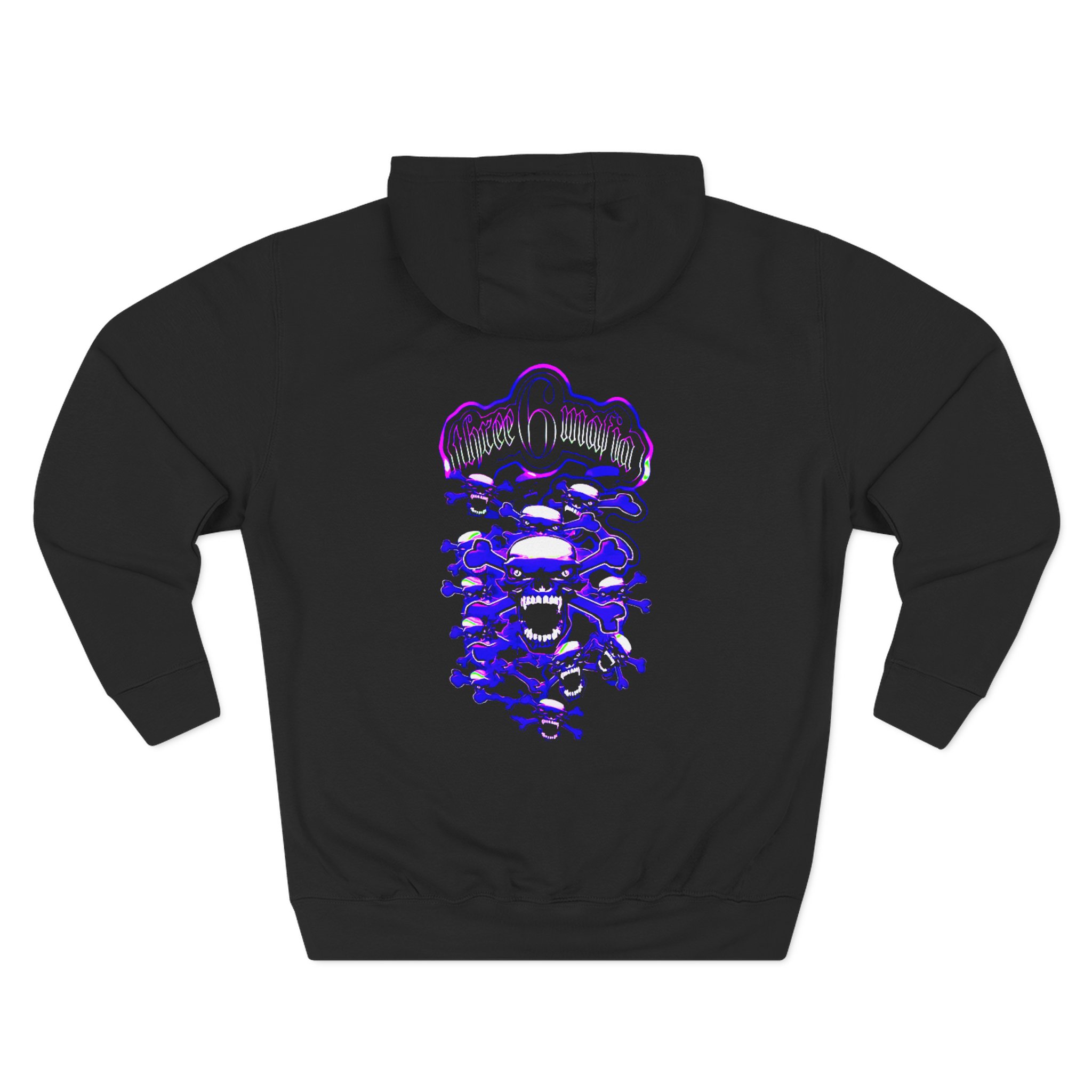 Three 6 Mafia Hard Hittaz Three-Panel Fleece Hoodie