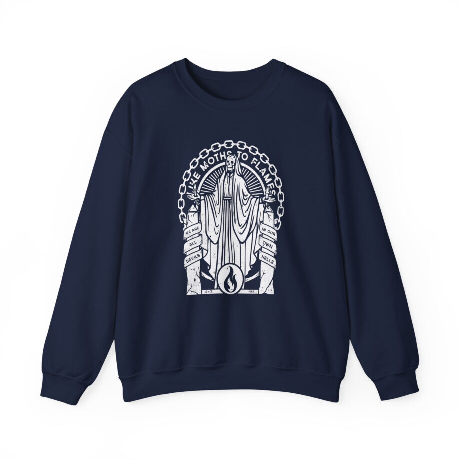 Like Moths to Flames Unisex Heavy Blend™ Crewneck Sweatshirt