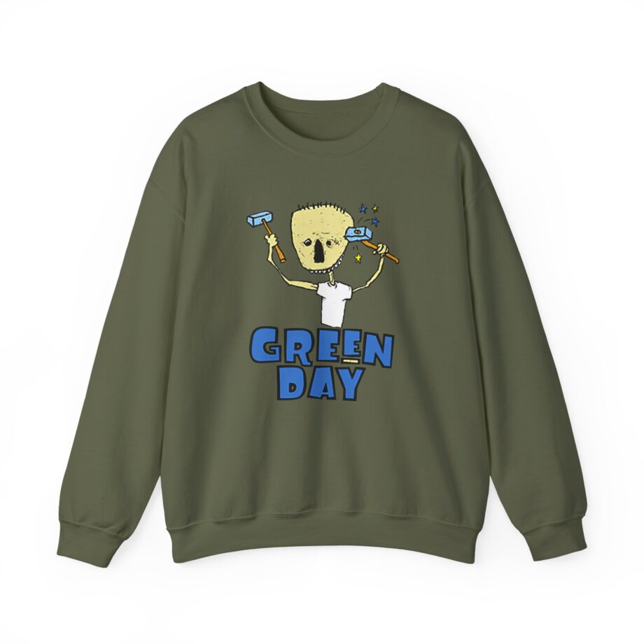 Green Day Nimrod Vintage Hammer Unisex Heavy Blend™ Crewneck Sweatshirt