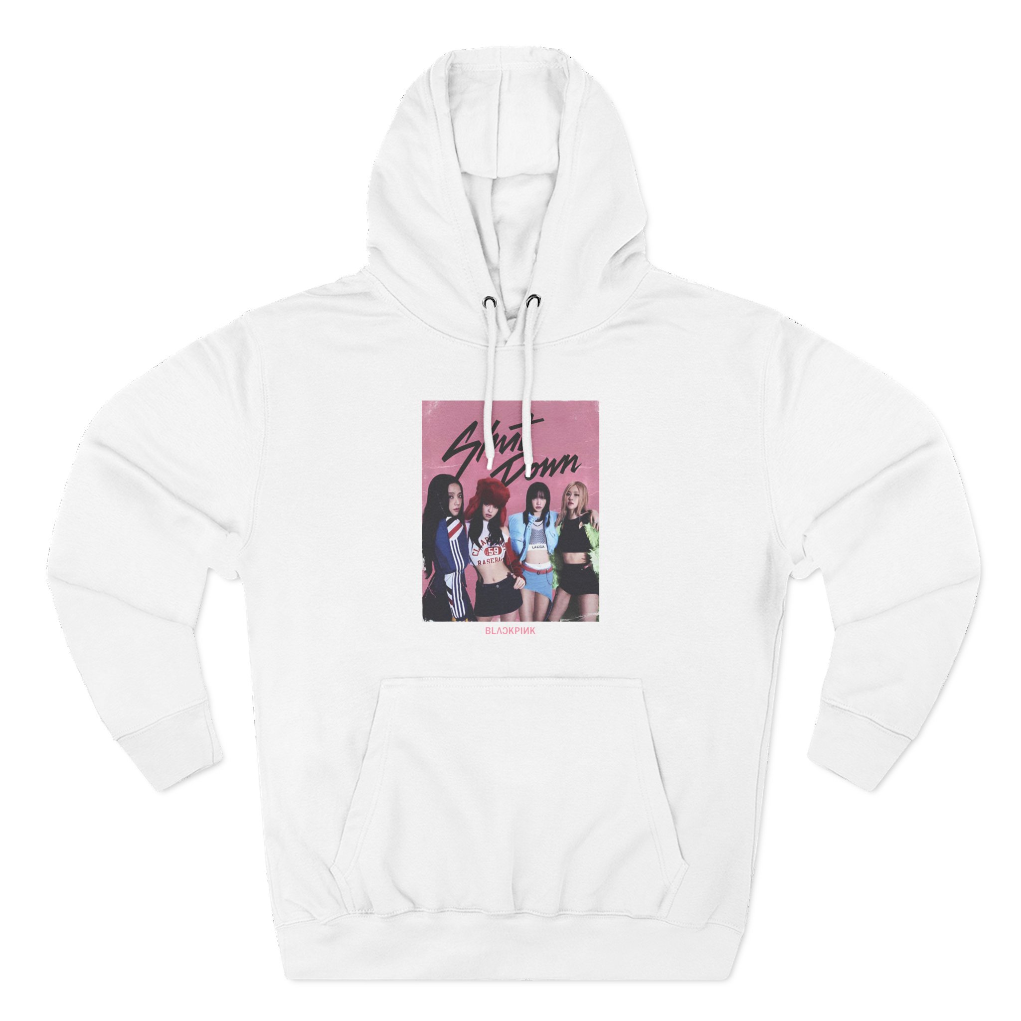 B Shut Down Three-Panel Fleece Hoodie