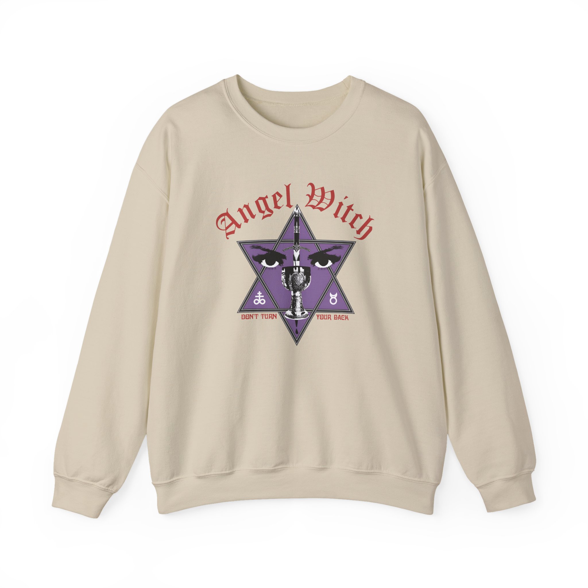 Angel Witch The Night Is Calling Unisex Heavy Blendâ„¢ Crewneck Sweatshirt