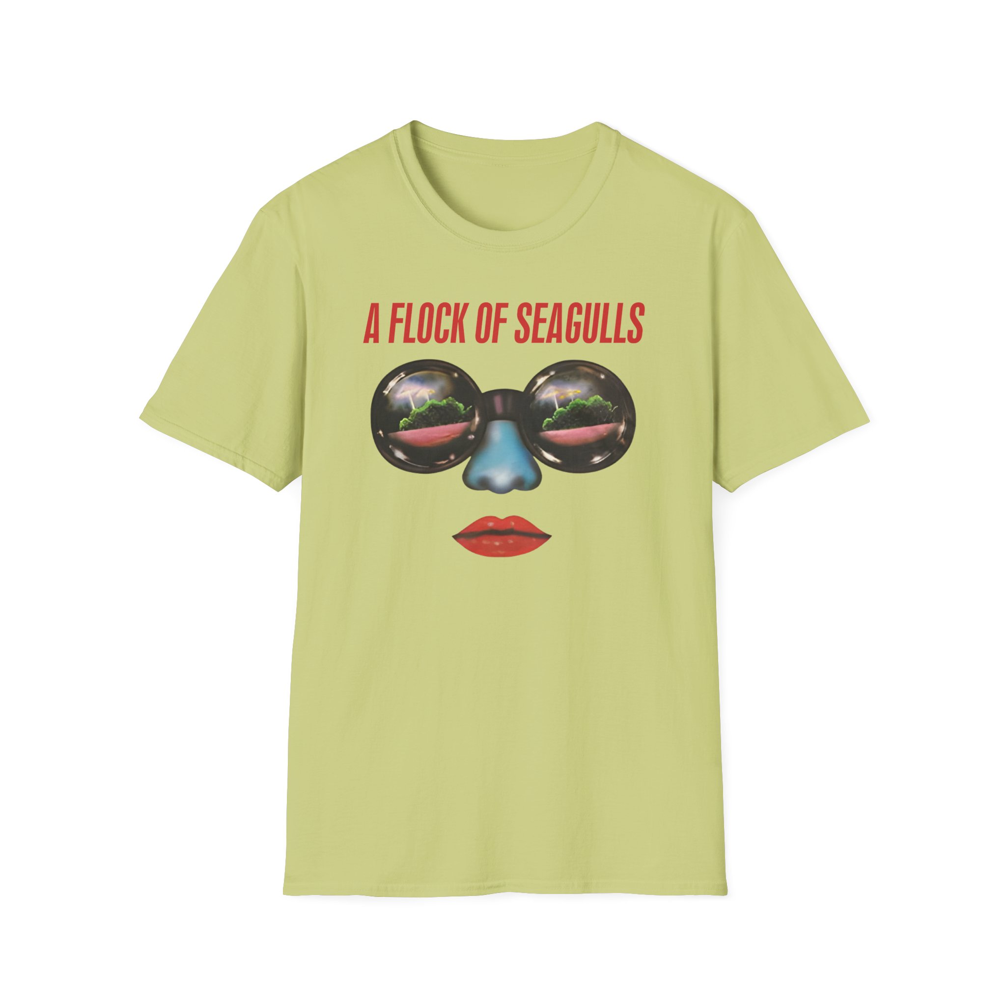 A Flock of Seagulls Us 1982 Tour Unisex Softstyle T-Shirt