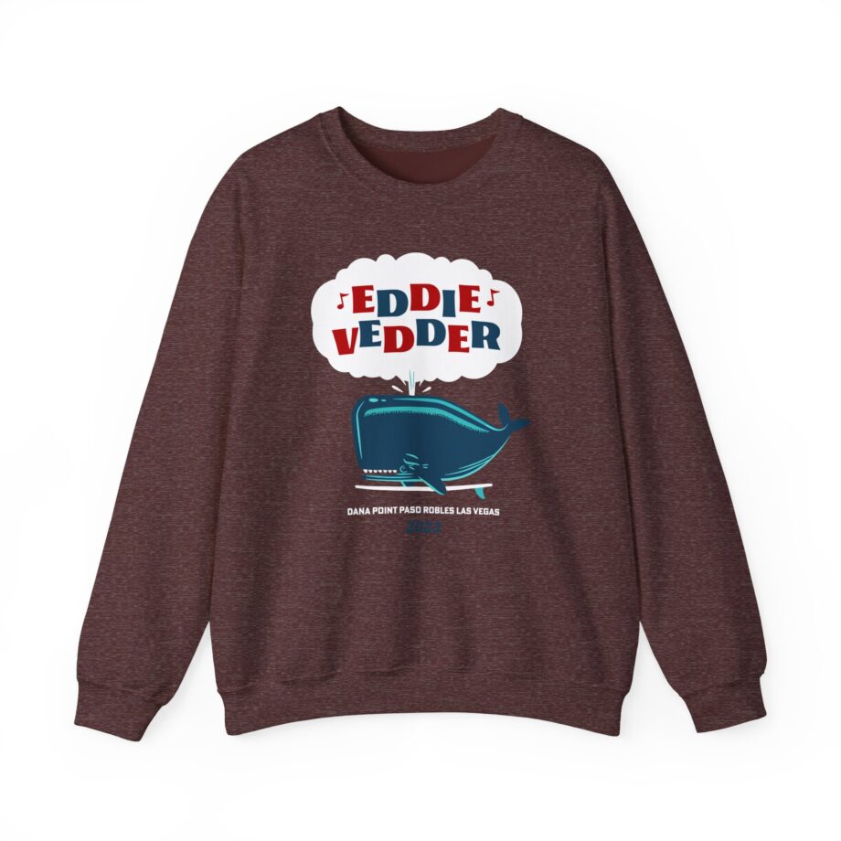 Eddie Vedder Whale Unisex Heavy Blend™ Crewneck Sweatshirt