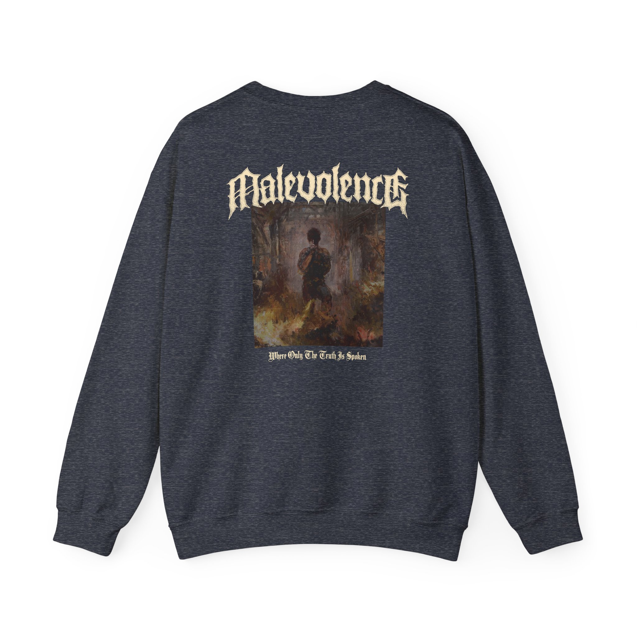 Malevolence Where Only the Truth is Spoken Unisex Heavy Blend Crewneck Sweatshirt