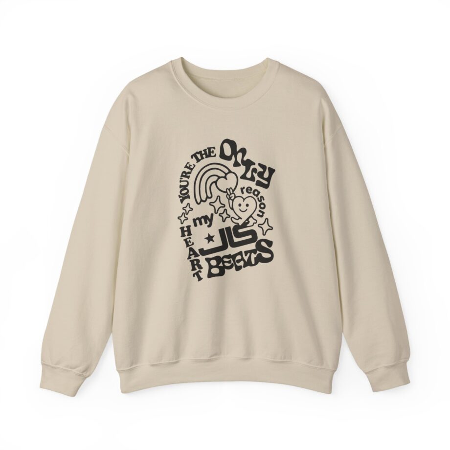 JLS Heart Beats Unisex Heavy Blend™ Crewneck Sweatshirt