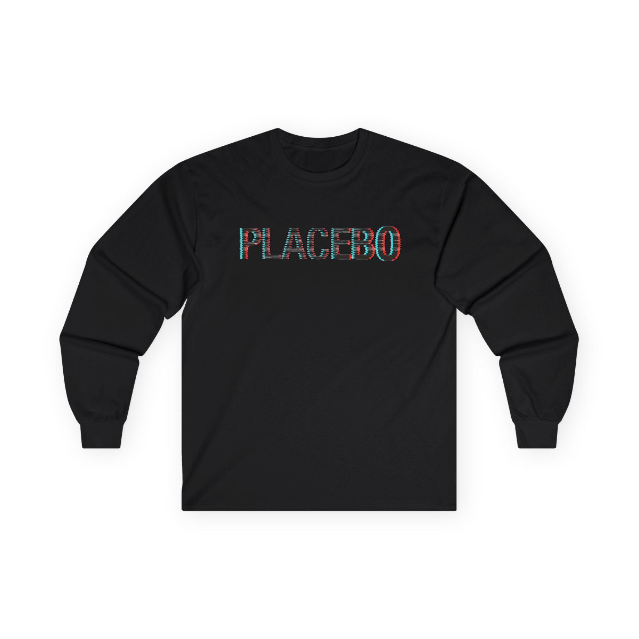 Placebo Glitch Logo Unisex Ultra Cotton Long Sleeve Tee