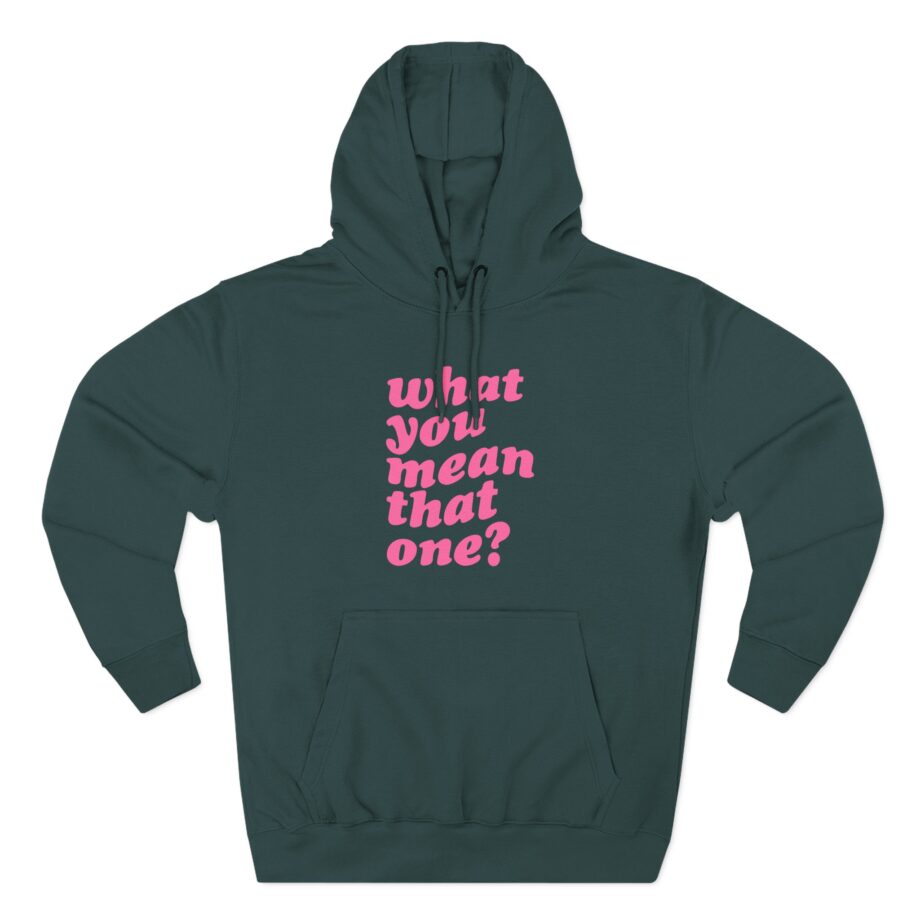 Shawty Bae What You Mean Three-Panel Fleece Hoodie