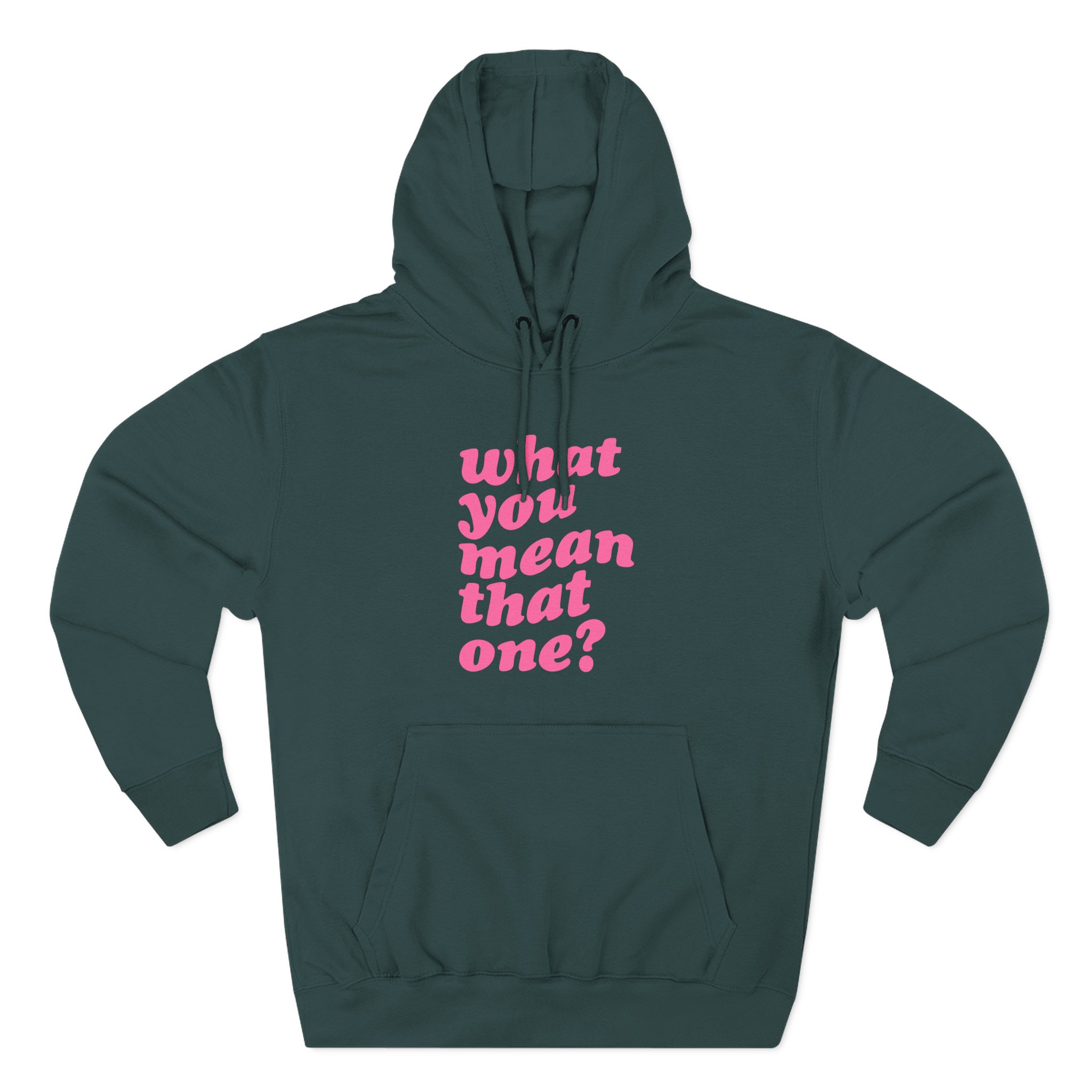 Shawty Bae What You Mean Three-Panel Fleece Hoodie