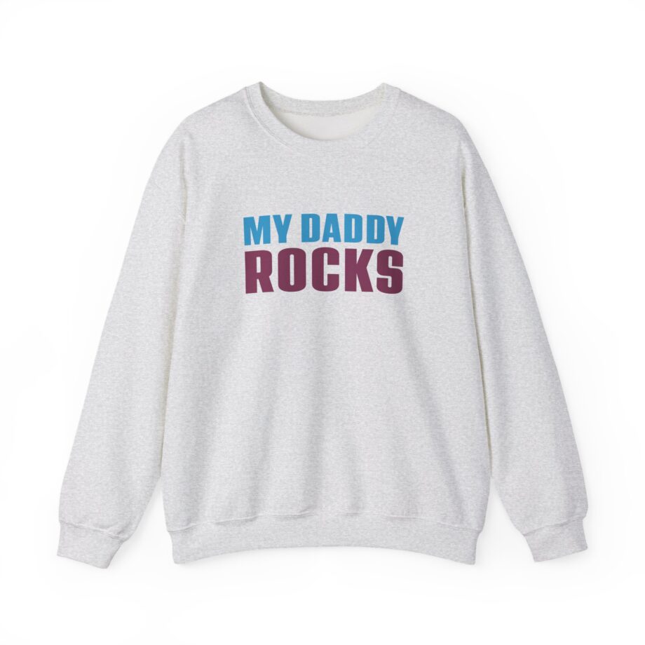 JLS My Daddy Rocks Unisex Heavy Blend™ Crewneck Sweatshirt