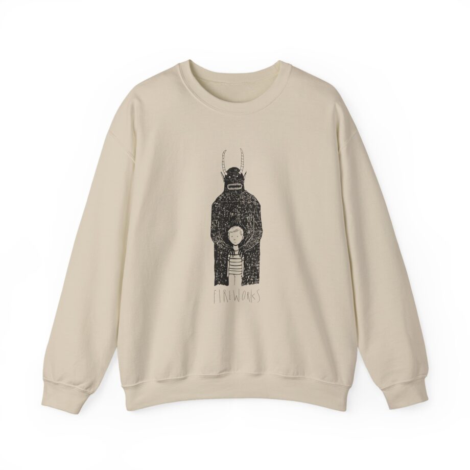 Fireworks Monster Unisex Heavy Blend™ Crewneck Sweatshirt