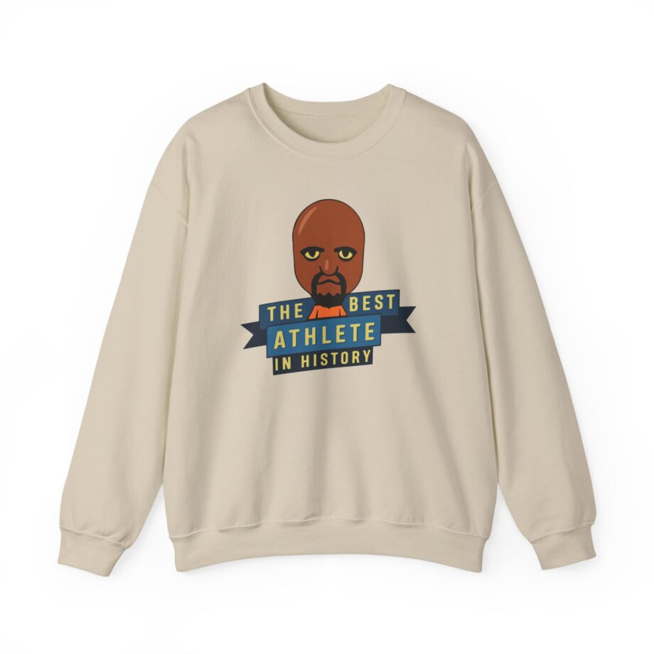 Poofesure the best athlete in history Unisex Heavy Blend™ Crewneck Sweatshirt