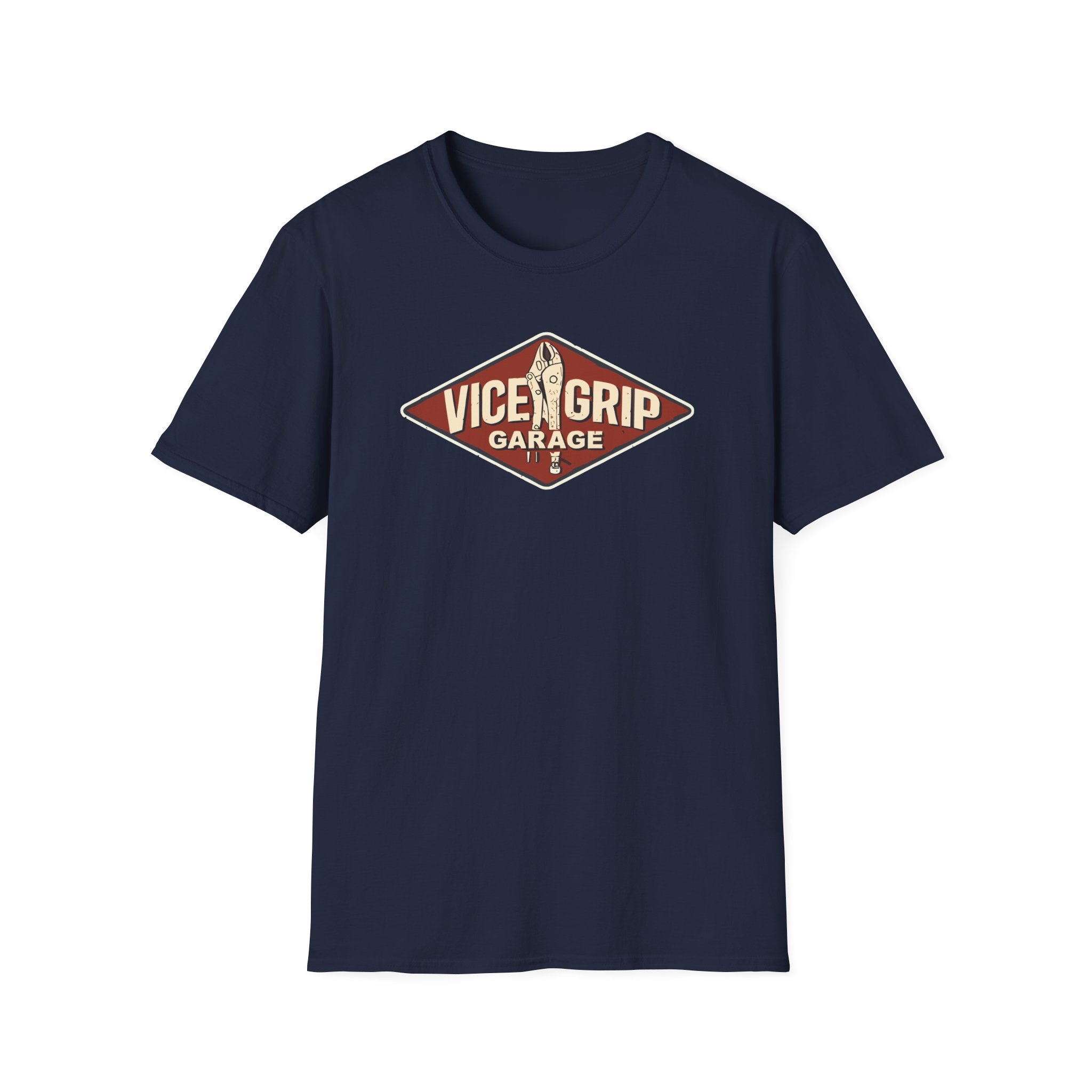 Vicegripgarage Garage Sign Unisex Softstyle T-Shirt