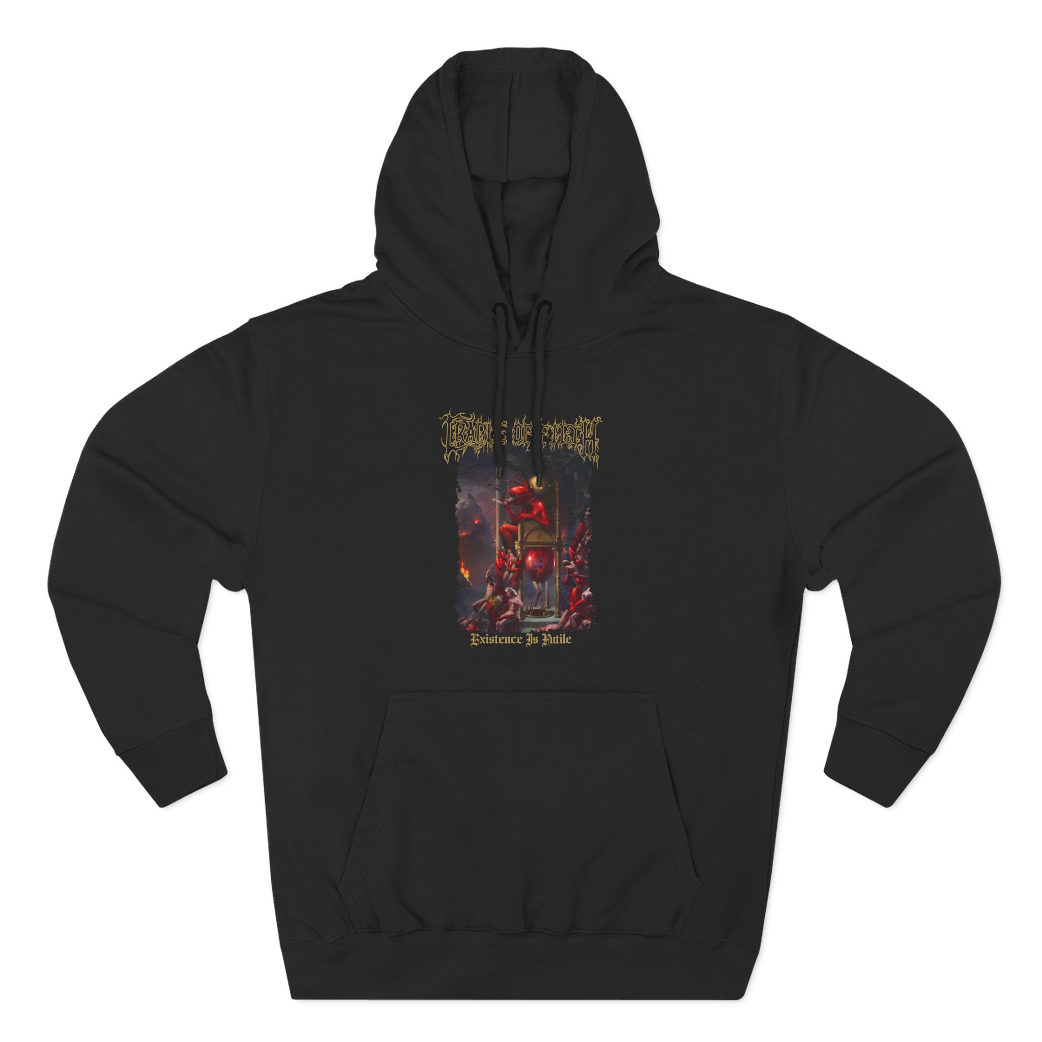 Cradle of Filth Existence is Futile Three-Panel Fleece Hoodie