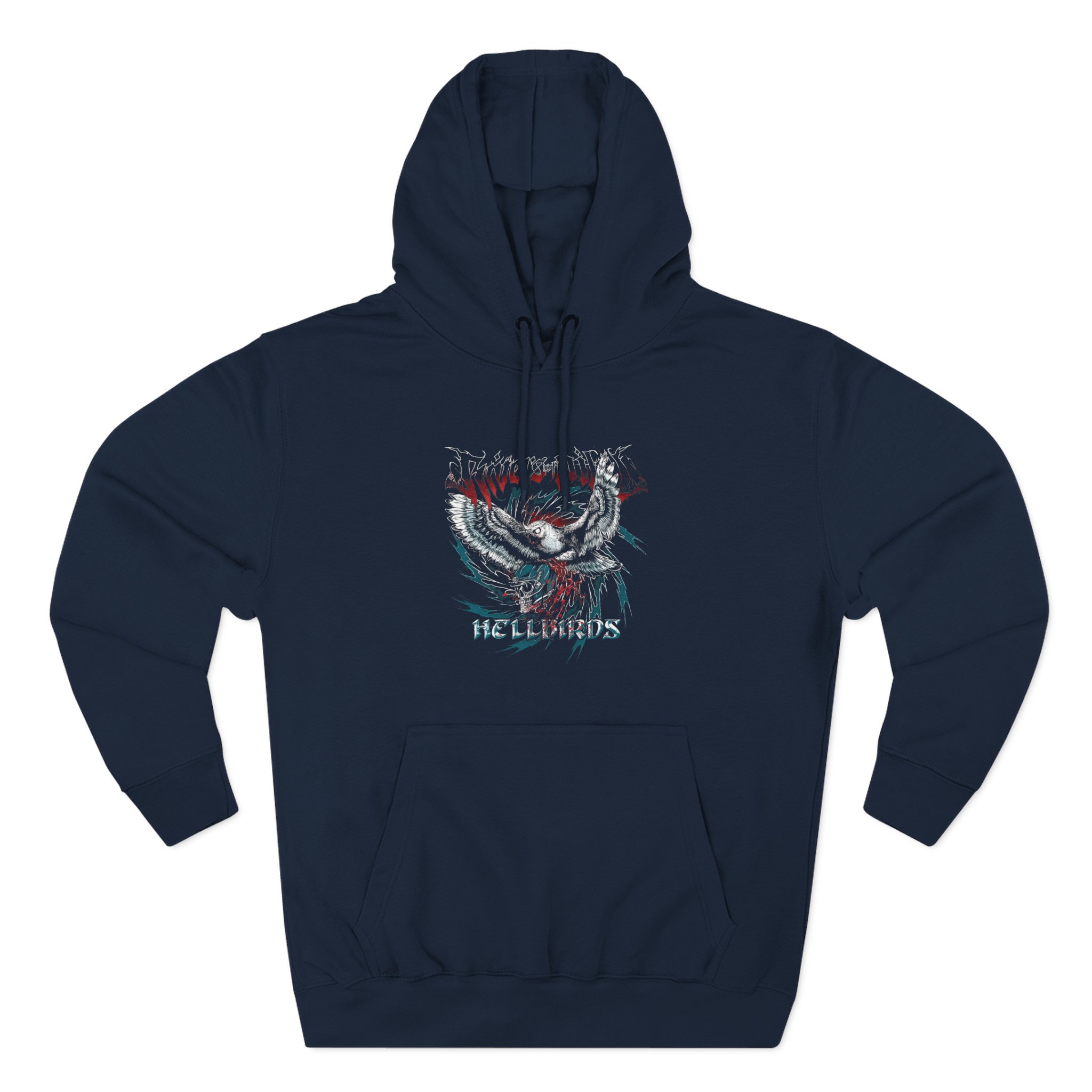 Rivers of Nihil Hellbirds Three-Panel Fleece Hoodie