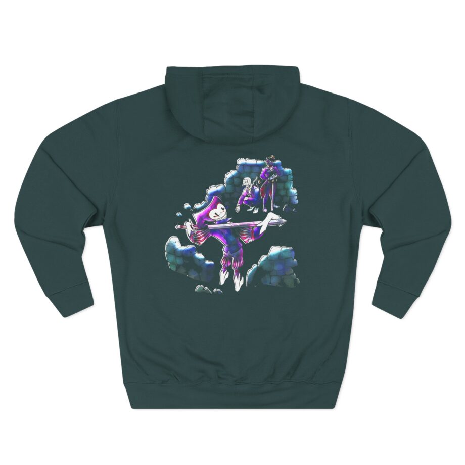 ClownPierce Fort Three-Panel Fleece Hoodie