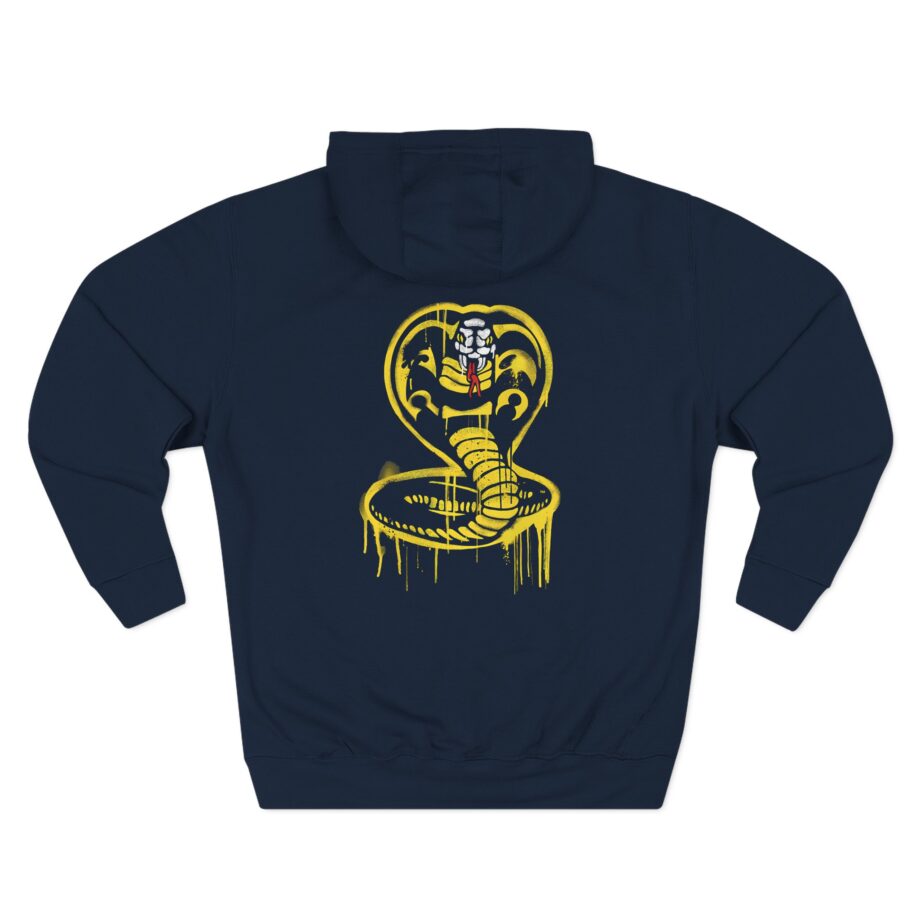 Cobra Kai Graffiti Cobra Three-Panel Fleece Hoodie