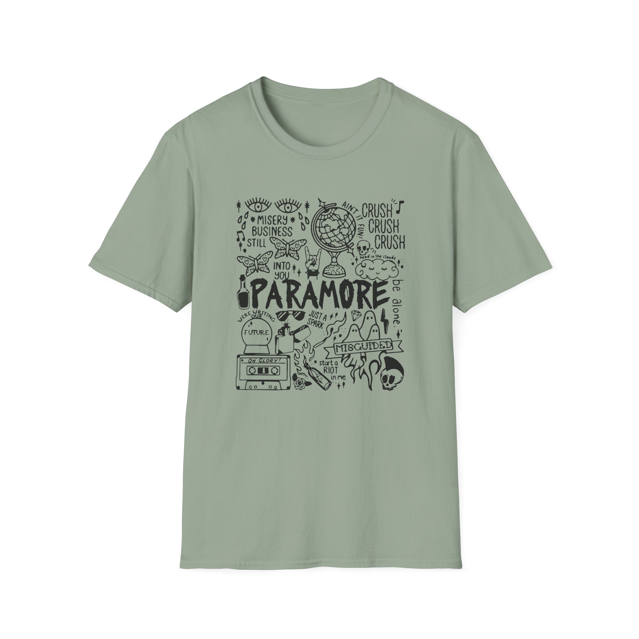 Hayley Willians Camiseta Paramore Emo Rock Unisex Softstyle T-Shirt