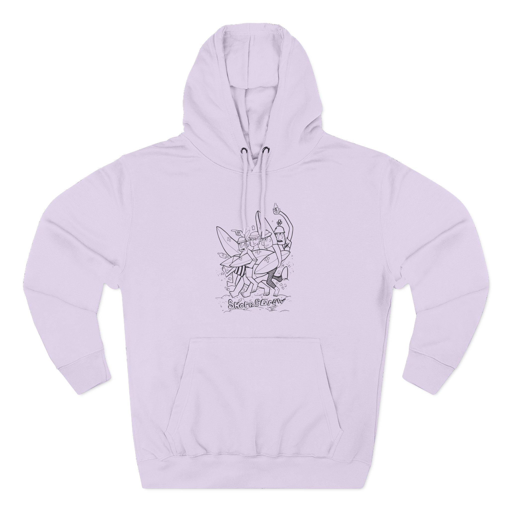 Surf Gang Three-Panel Fleece Hoodie