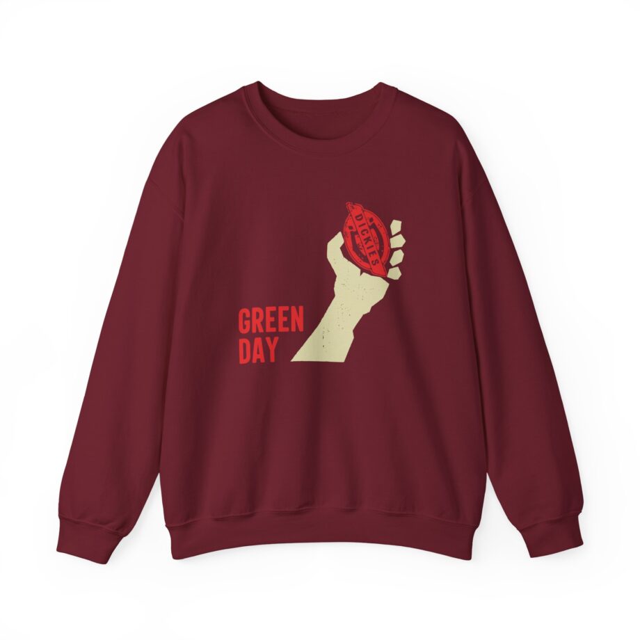 Green Day Dickies Heart Grenade Unisex Heavy Blend™ Crewneck Sweatshirt