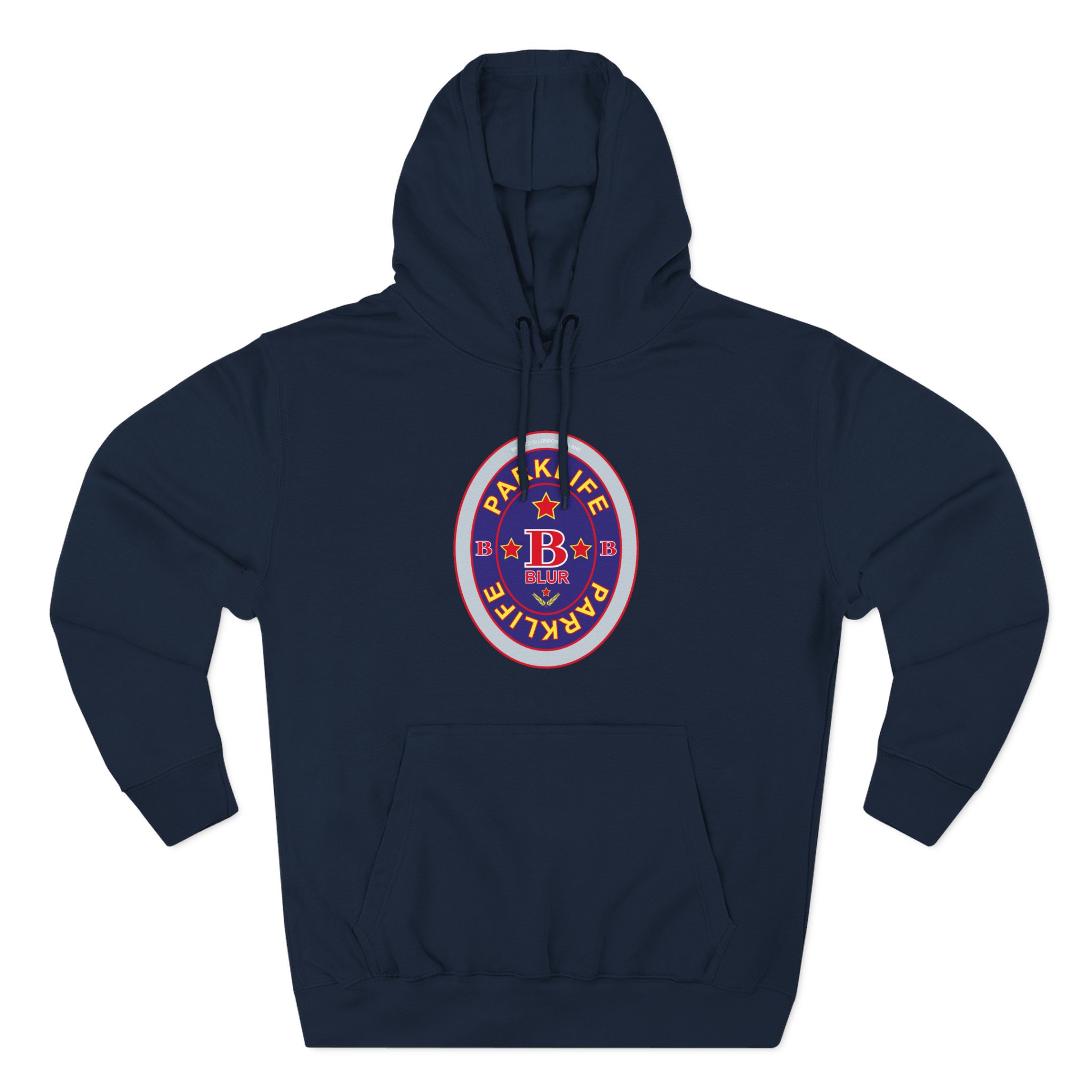 Blur Beermat Three-Panel Fleece Hoodie
