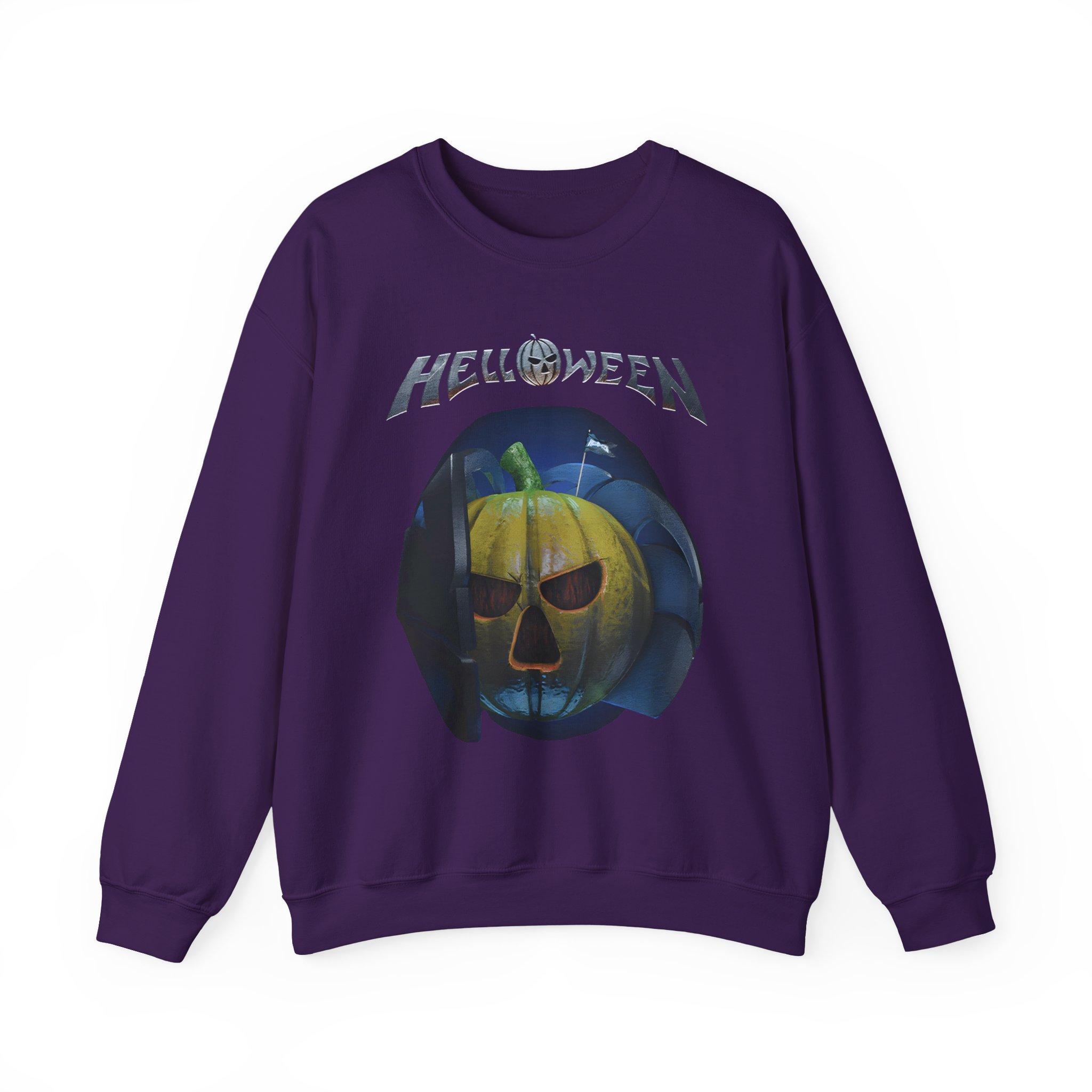 Helloween United Forces Pumpkin Unisex Heavy Blendâ„¢ Crewneck Sweatshirt