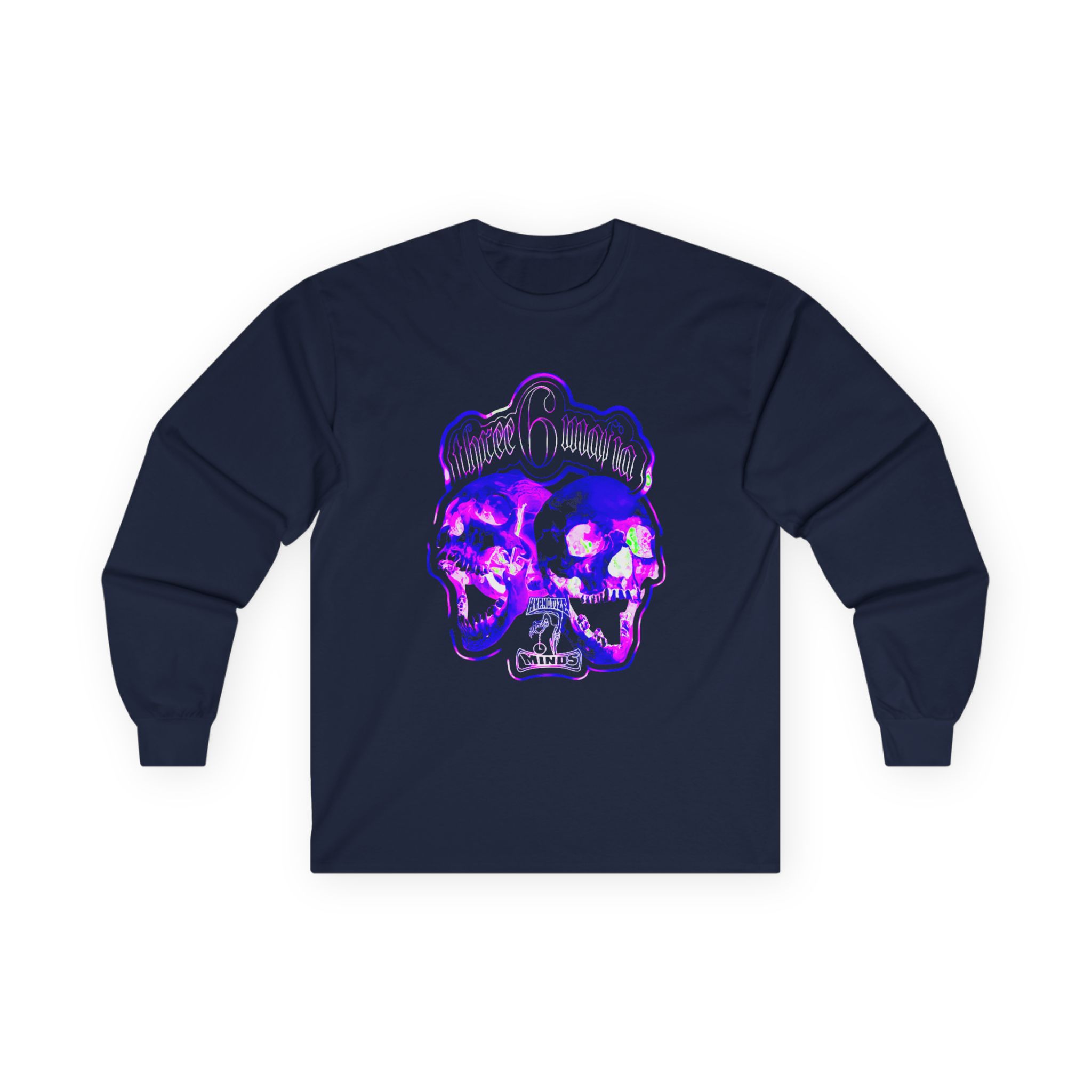 Three 6 Mafia Hard Hittaz Unisex Ultra Cotton Long Sleeve Tee