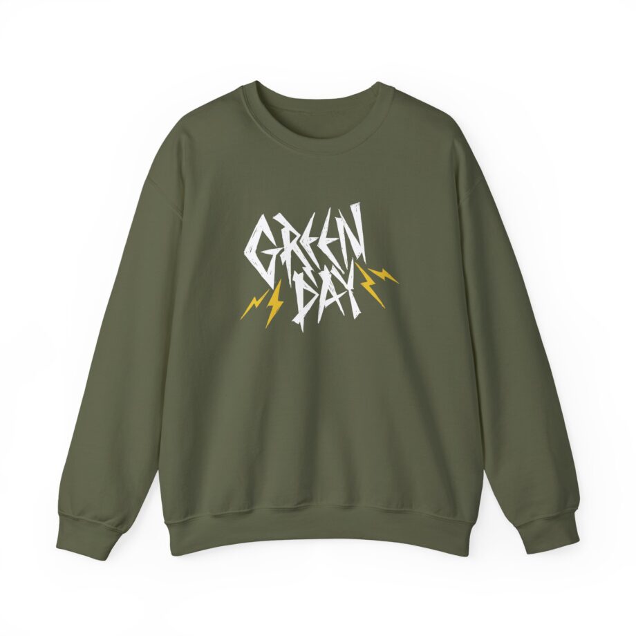 Green Day Bolt Logo Unisex Heavy Blend™ Crewneck Sweatshirt