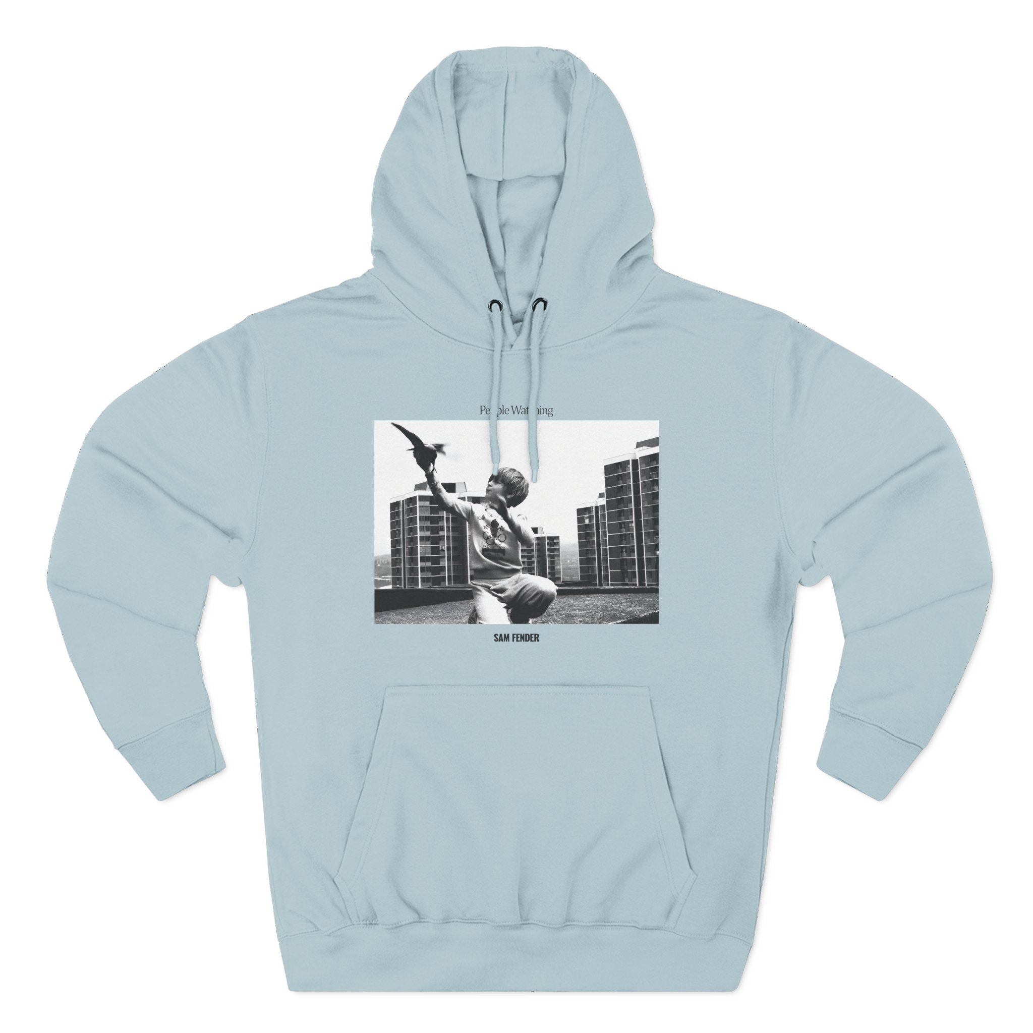 Sam Fender People Watching Three-Panel Fleece Hoodie
