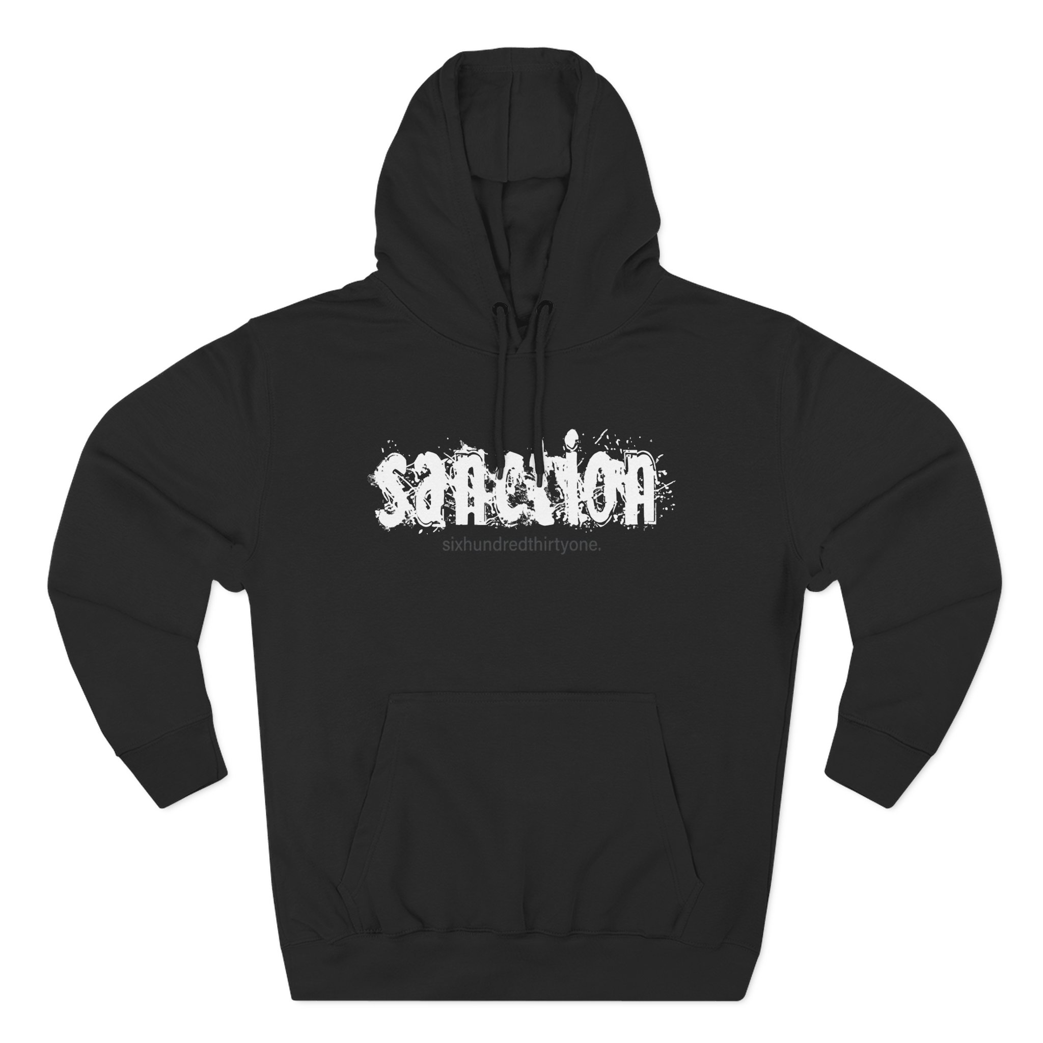 Sanction Logo Three-Panel Fleece Hoodie
